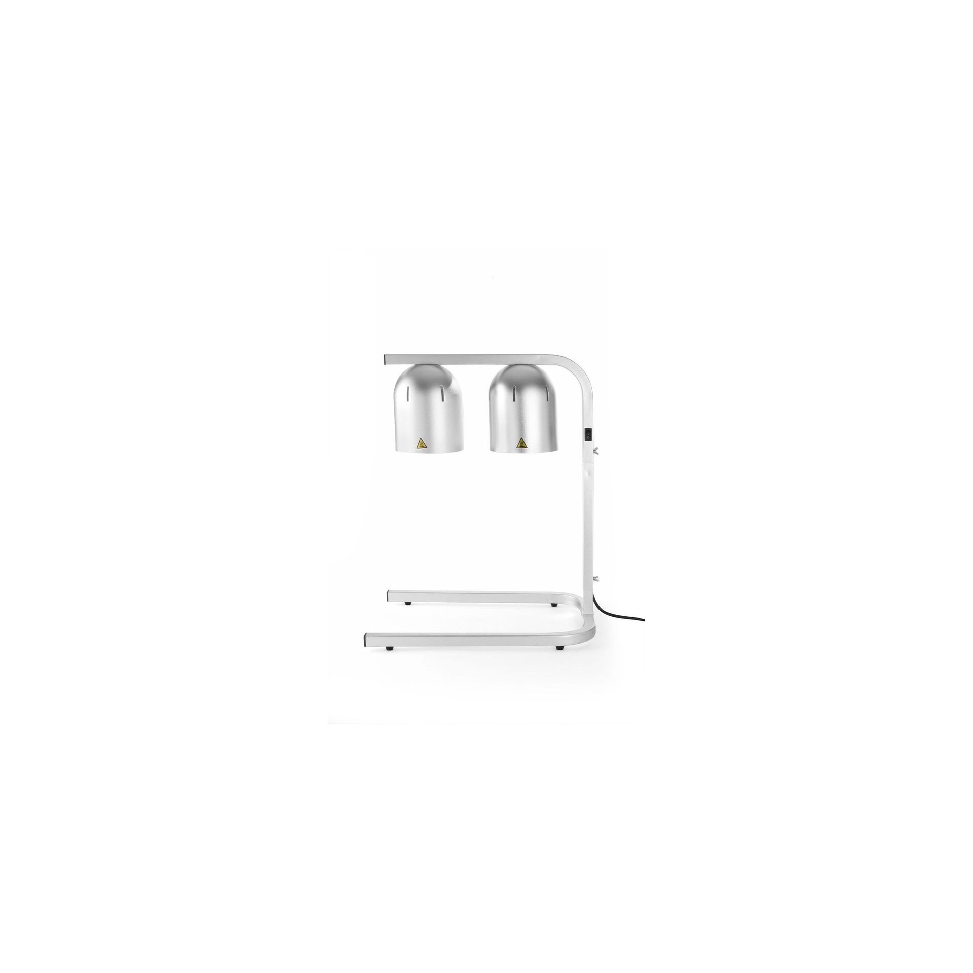 Wärmebrücke mit 2 Infrarotlampen, Silber, 230V/250W, 453x360x(H)790mm