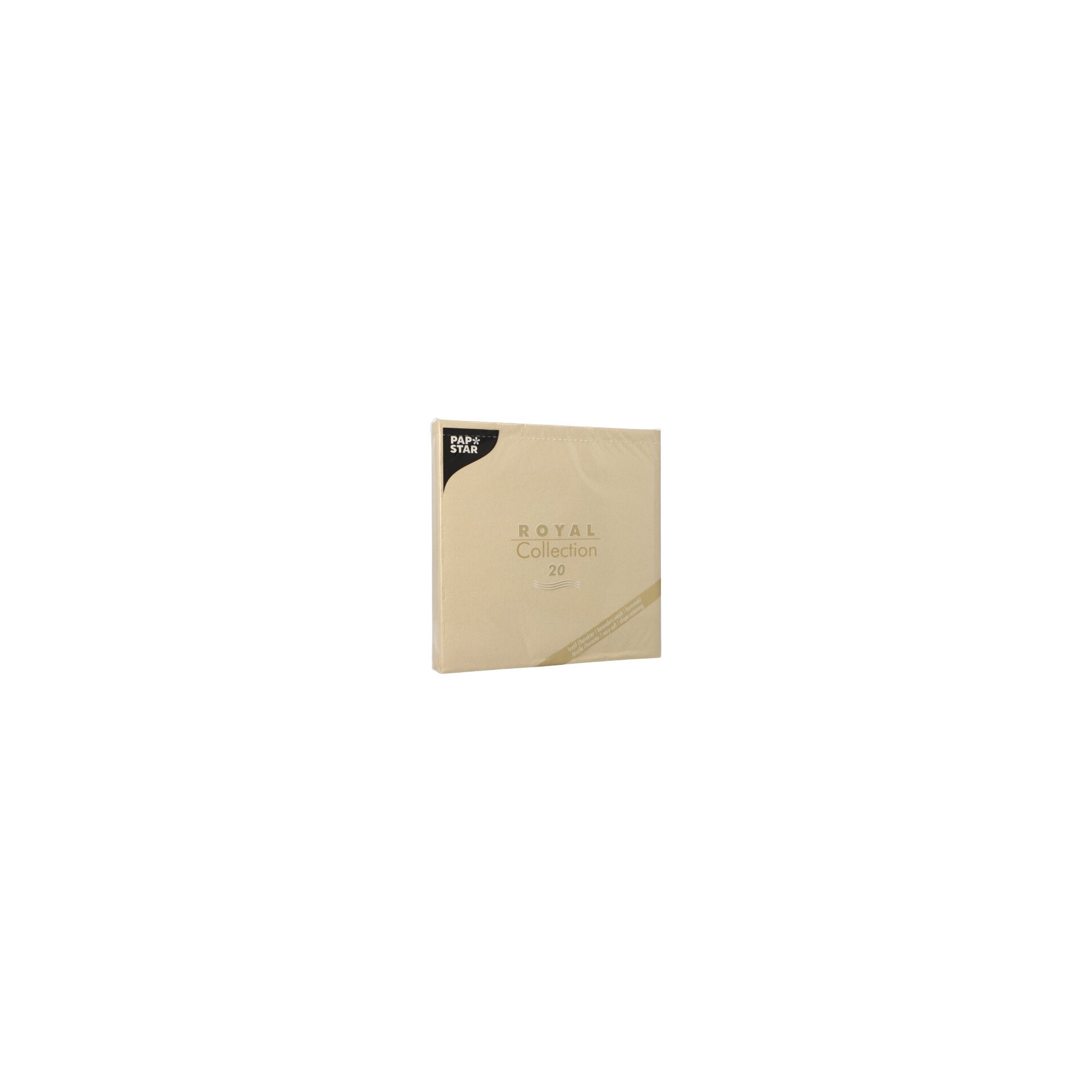 Servietten "ROYAL Collection" 1/4-Falz 40 cm x 40 cm sand