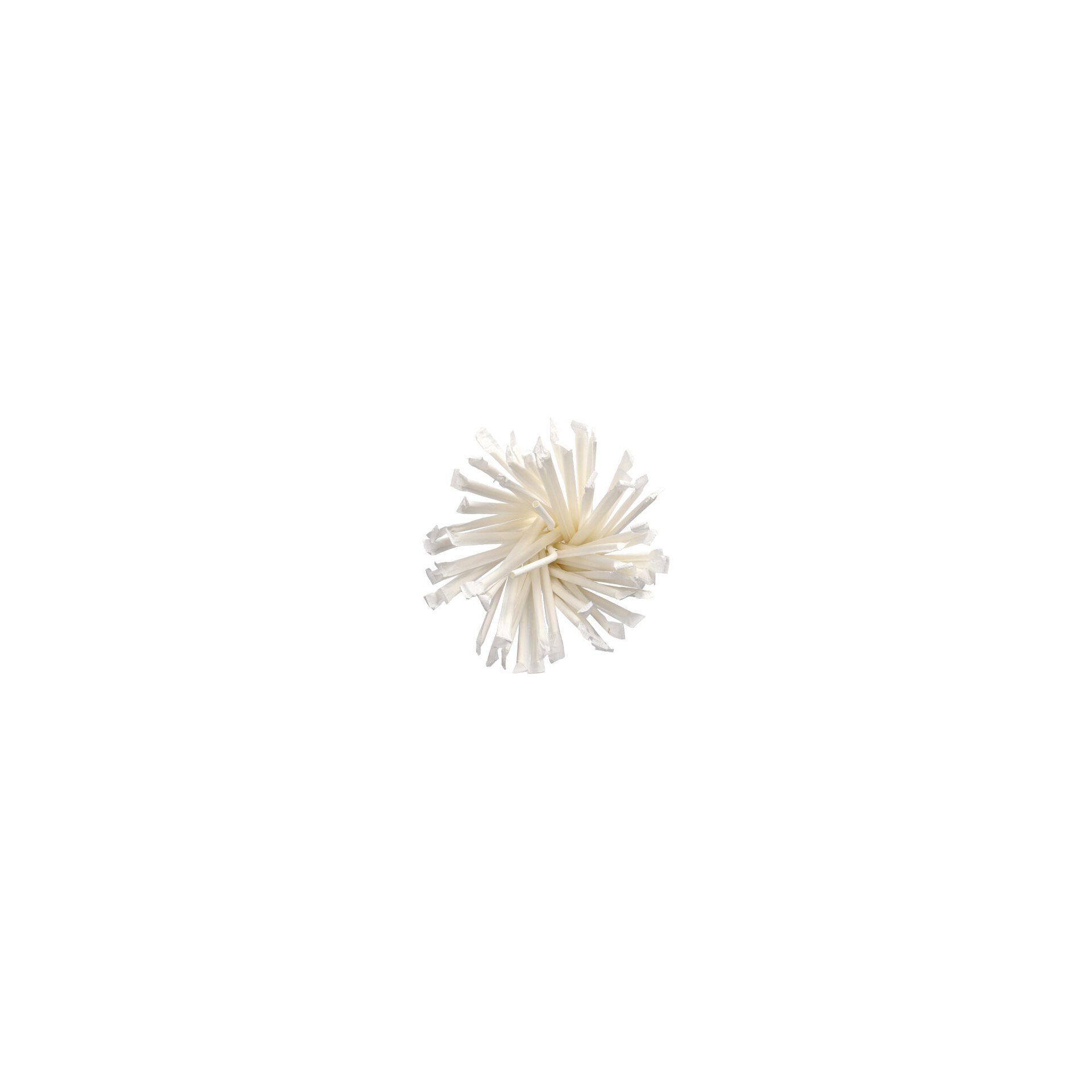 Trinkhalme, flexibel, Papier "pure" Ø 6 mm · 20 cm weiss einzeln gehüllt Trinkhalme, flexibel, Papier "pure" Ø 6 mm · 20 cm weiss einzeln gehüllt