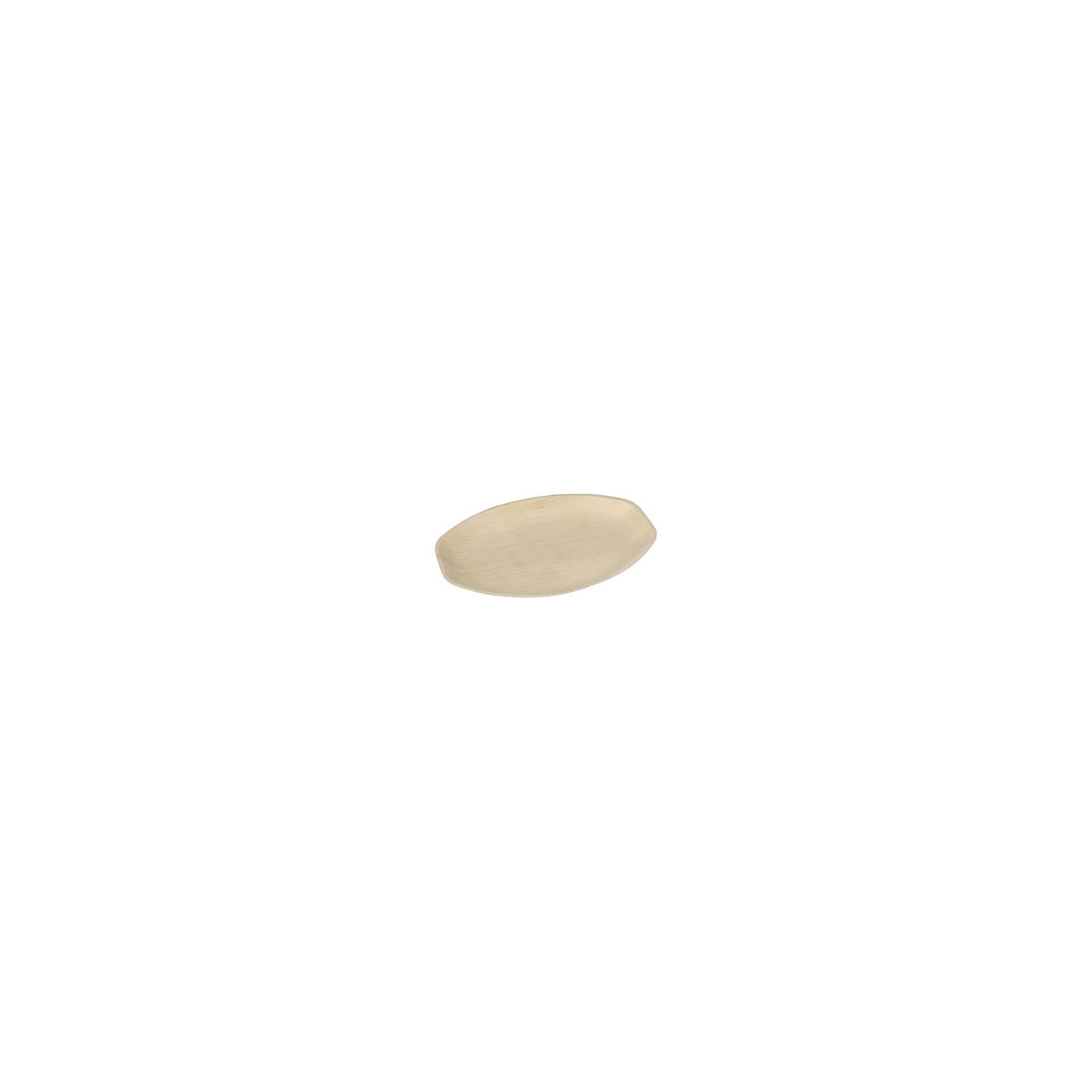 Tabletts, Palmblatt "pure" oval 3 cm x 29 cm x 21 cm natur