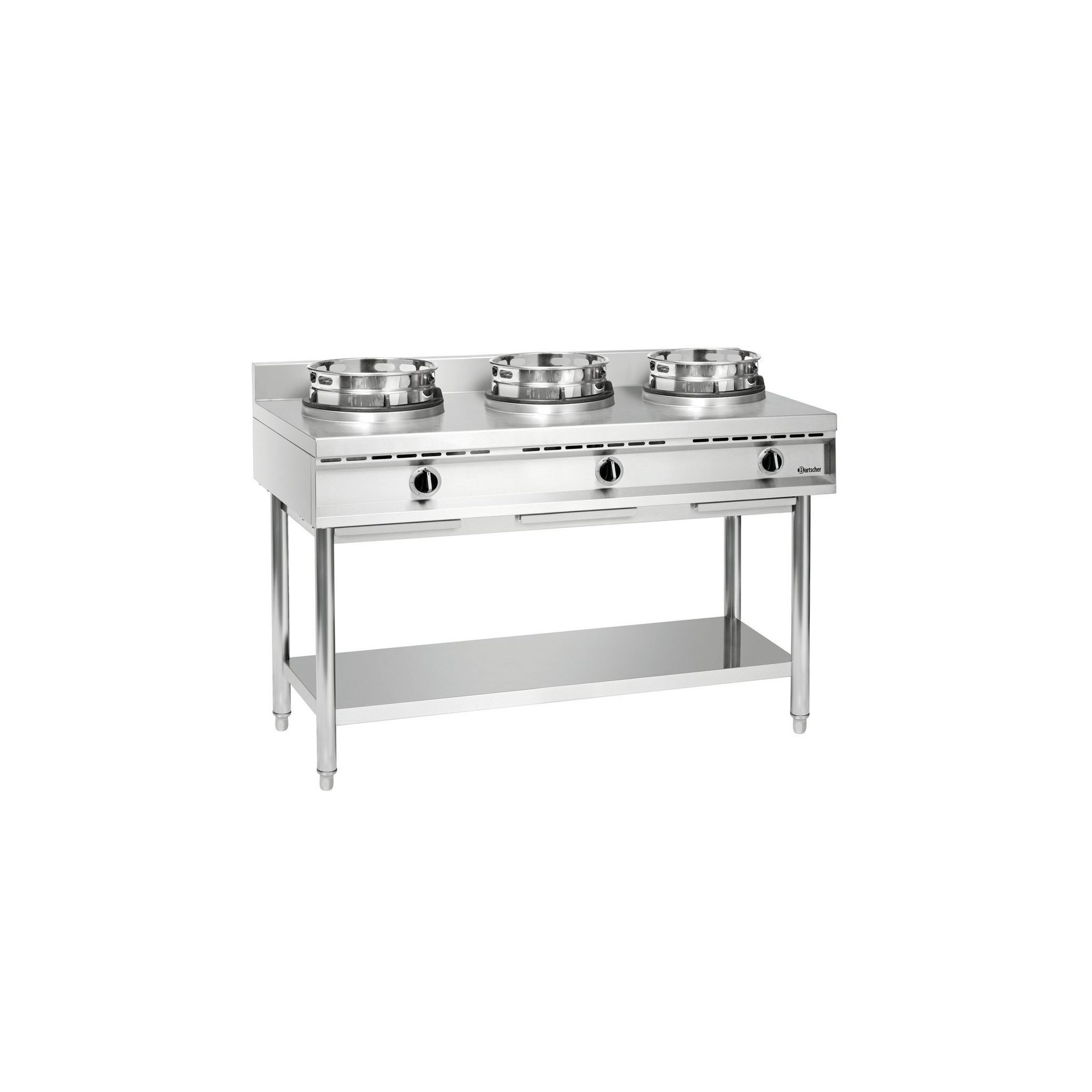 Wok-Herd, 3 Brenner Wok-Herd, 3 Brenner