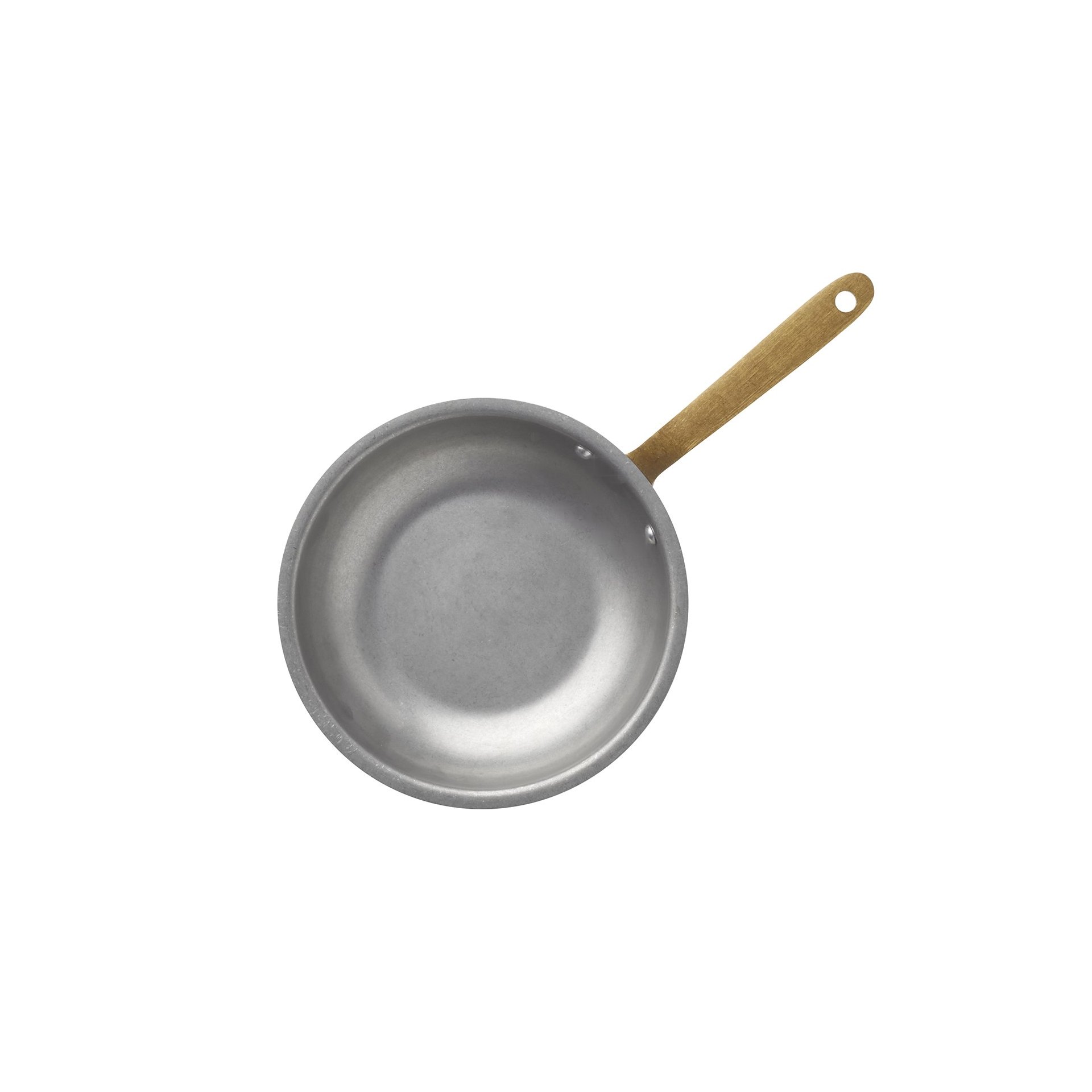 Servierpfanne STEEL & STYLE VINTAGE, mit Messinggriff, Ø 16 cm, 390 ml, Chromnickelstahl Servierpfanne STEEL & STYLE VINTAGE, mit Messinggriff, Ø 16 cm, 390 ml, Chromnickelstahl