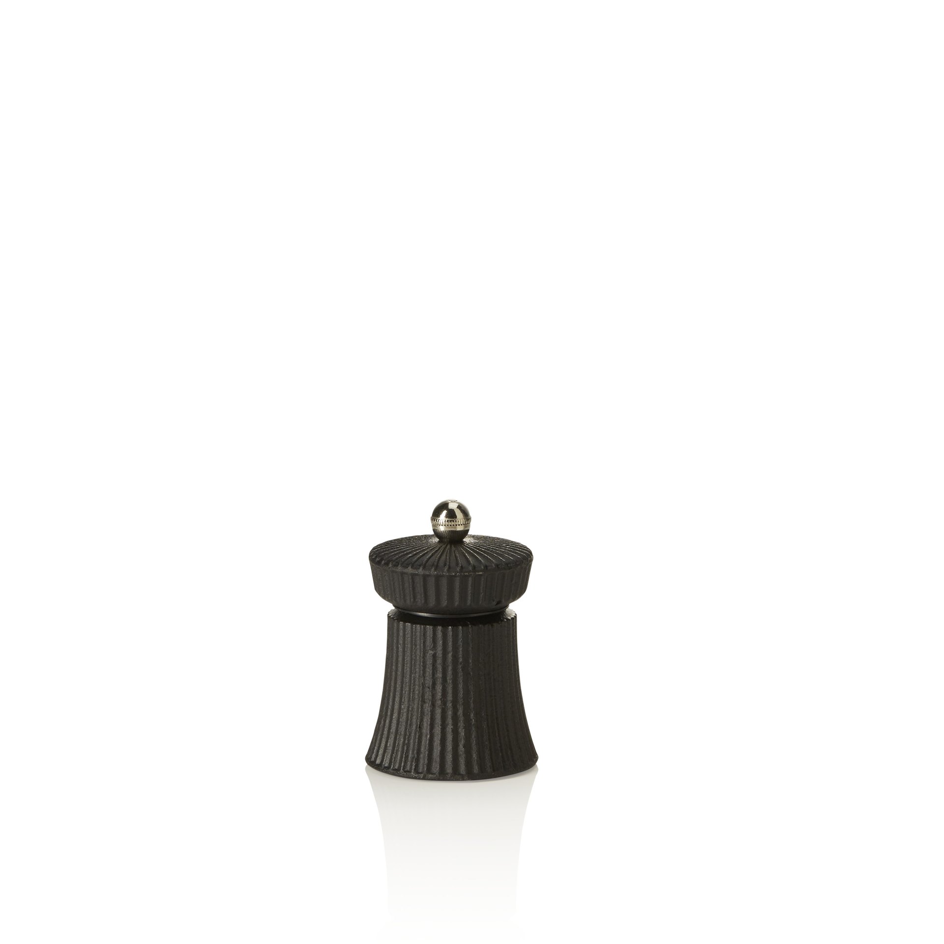 Salzmühle mit Edelstahl Mahlwerk IRON CRUSH, Höhe 9,5 cm, schwarz, Gusseisen Salzmühle mit Edelstahl Mahlwerk IRON CRUSH, Höhe 9,5 cm, schwarz, Gusseisen