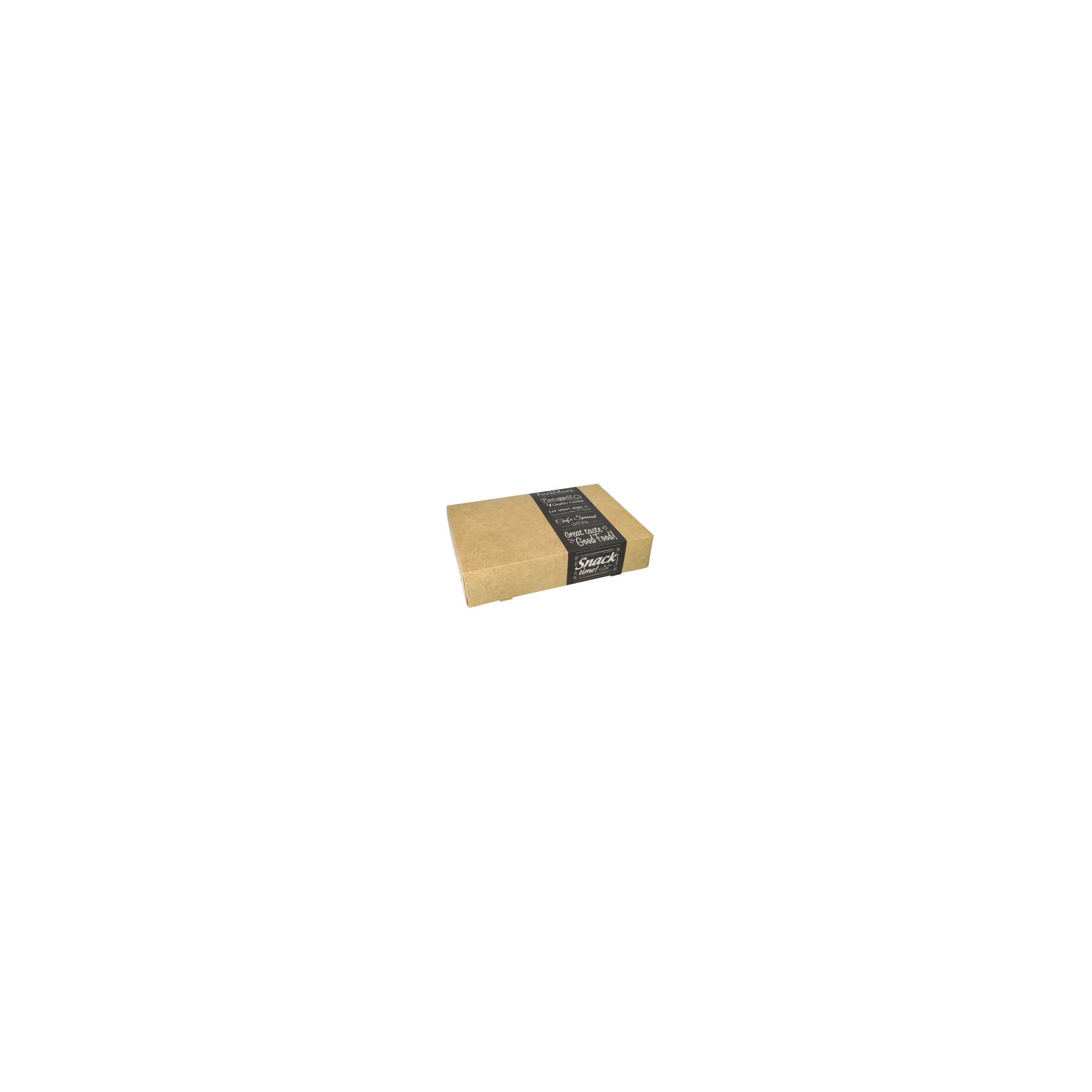 Transport- und Catering-Kartons "pure" eckig 8 cm x 24,5 cm x 35,5 cm "Good Food" klein Transport- und Catering-Kartons "pure" eckig 8 cm x 24,5 cm x 35,5 cm "Good Food" klein