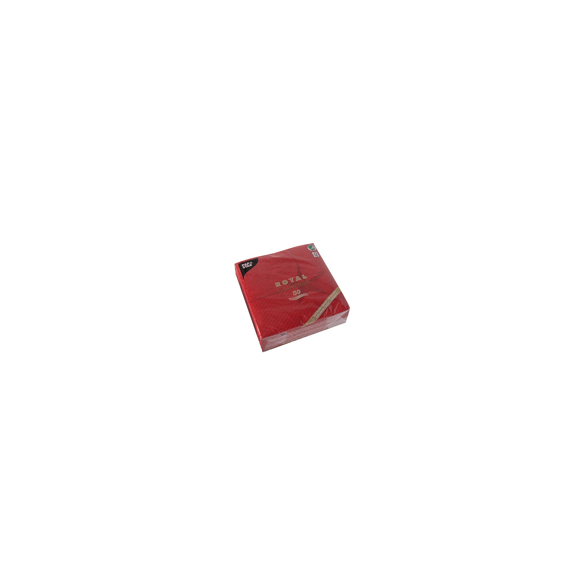 Servietten "ROYAL Collection" 1/4-Falz 40 cm x 40 cm rot "Rising Star"