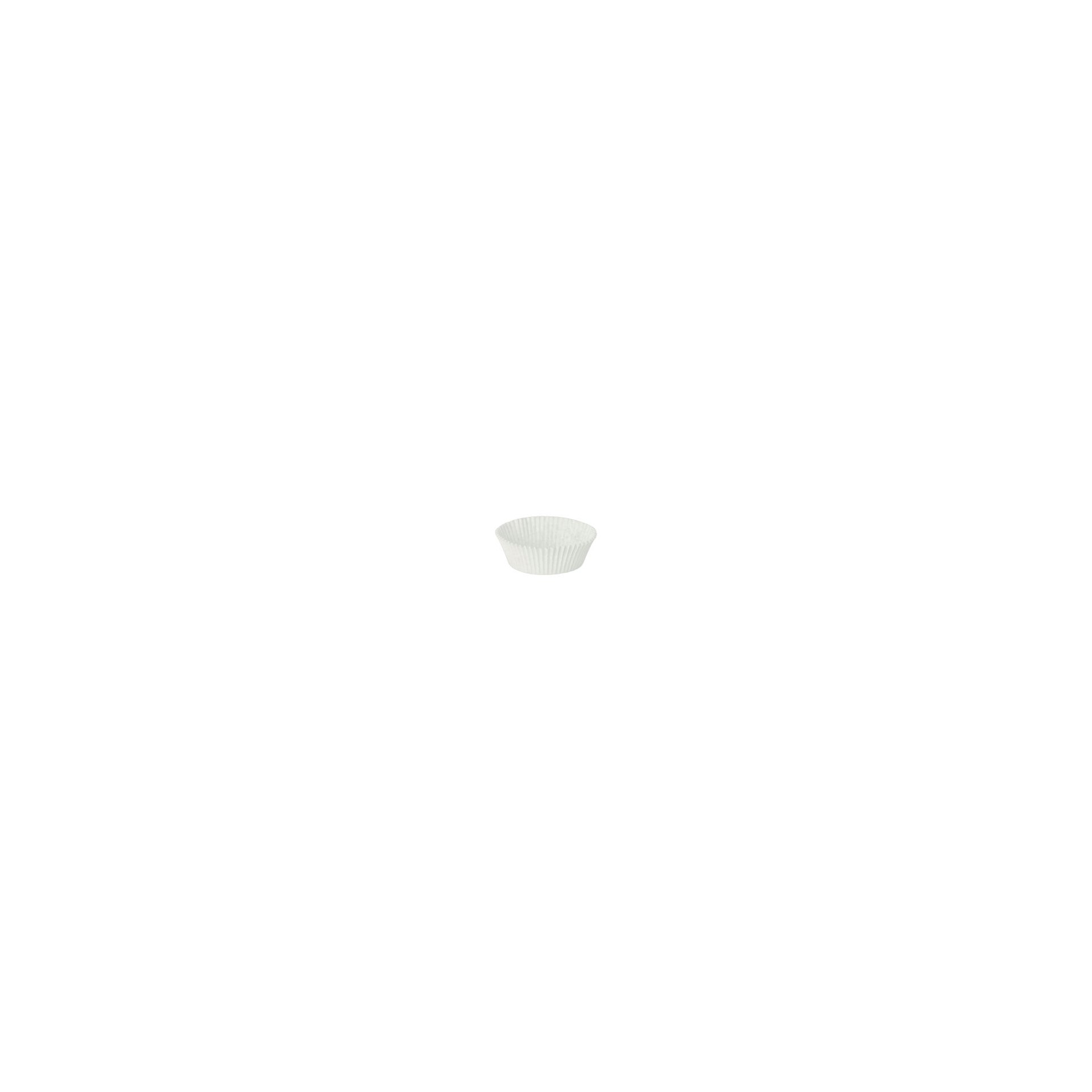 Backförmchen rund Ø 5,5 cm · 2,5 cm weiss Backförmchen rund Ø 5,5 cm · 2,5 cm weiss