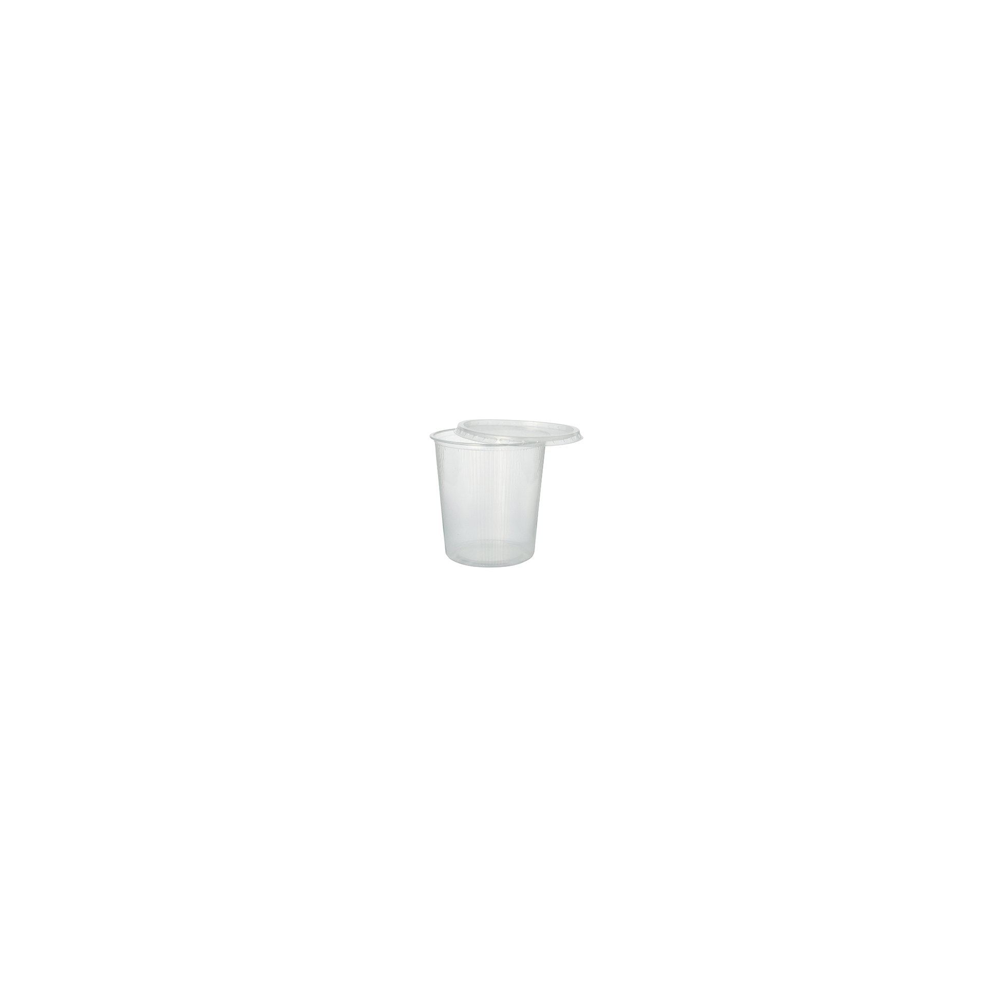 Verpackungsbecher, PP rund 500 ml Ø 10,1 cm · 10,3 cm transparent Verpackungsbecher, PP rund 500 ml Ø 10,1 cm · 10,3 cm transparent