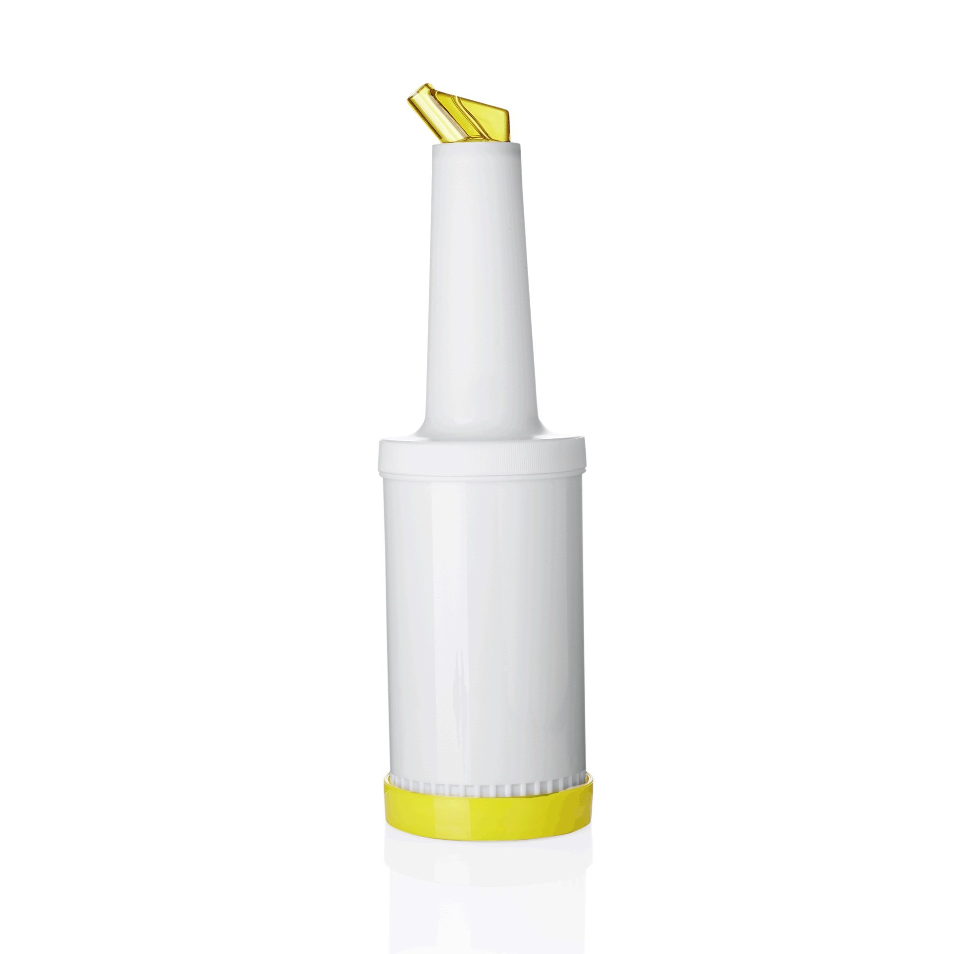 Dosier- und Vorratsflasche 1 L Höhe 32 cm gelb Dosier- und Vorratsflasche 1 L Höhe 32 cm gelb