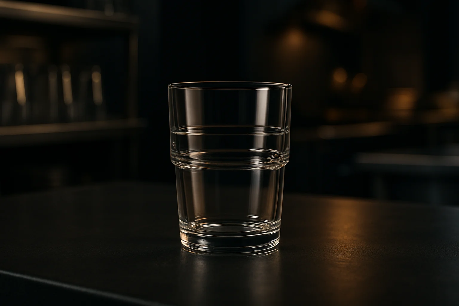 Wasserglas Gastronomie, stapelbar, Servicetauglich