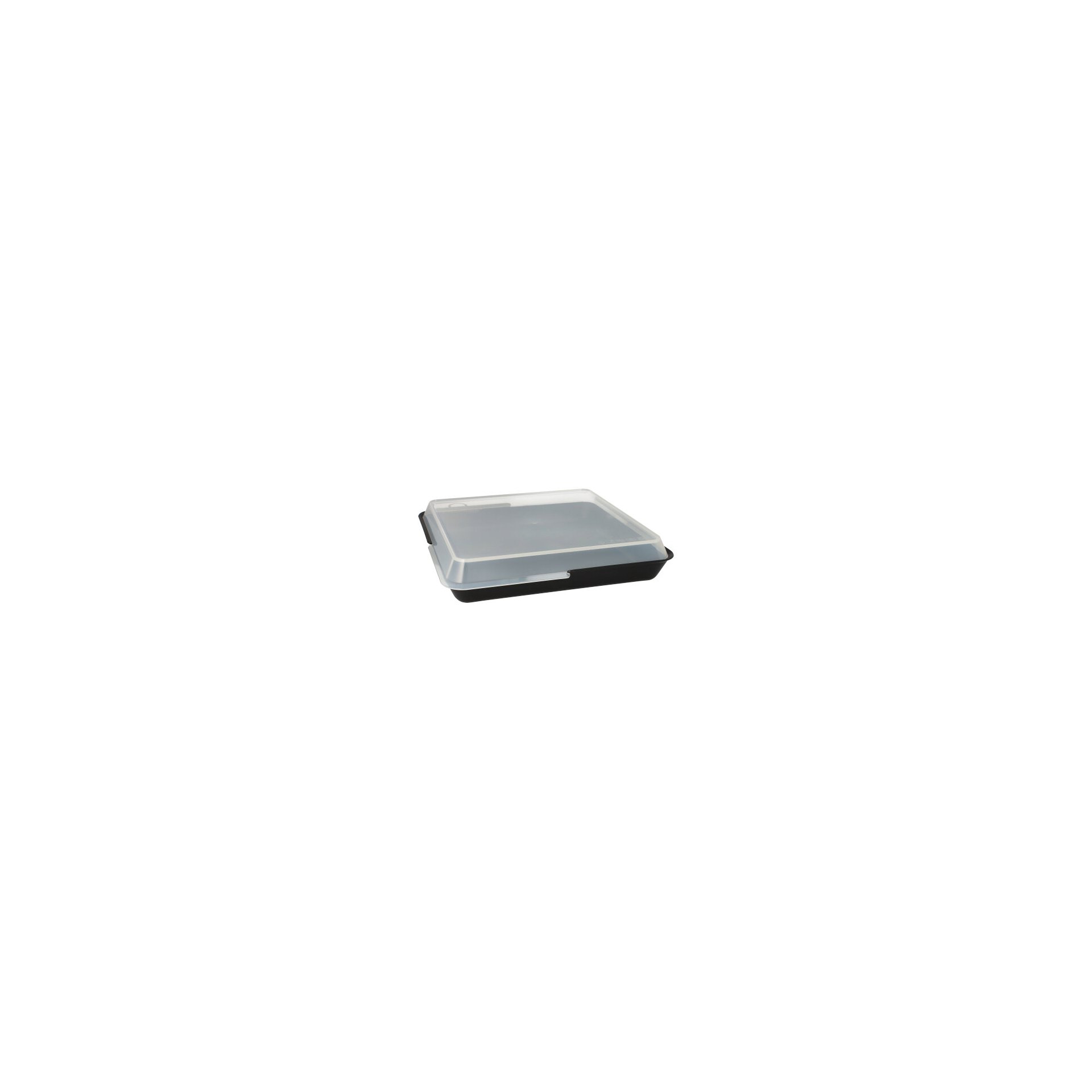"Circulware" Mehrweg-Schalen Mix & Match eckig 2,9 cm x 23,4 cm x 23,4 cm schwarz "Circulware" Mehrweg-Schalen Mix & Match eckig 2,9 cm x 23,4 cm x 23,4 cm schwarz
