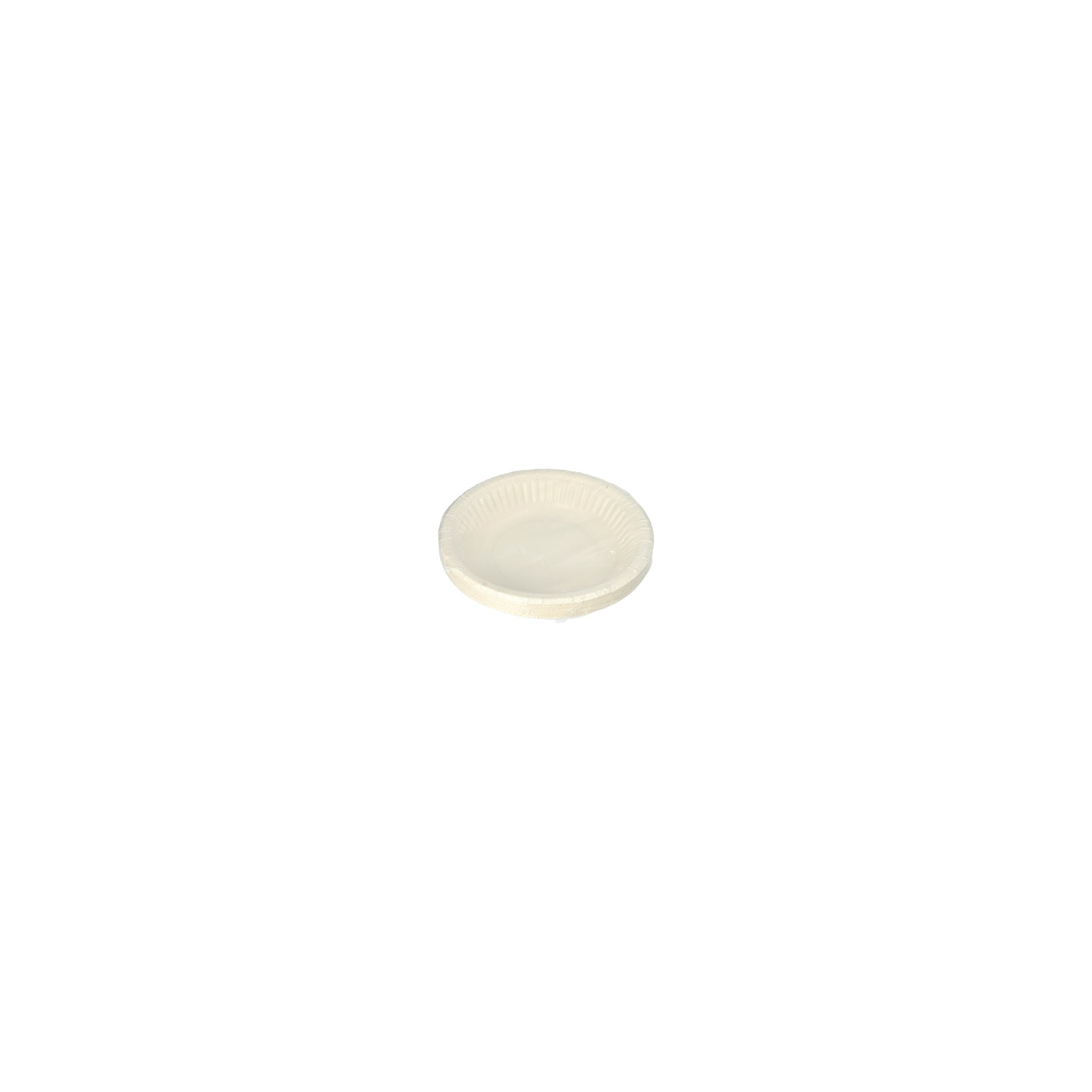 Schalen, Pappe rund Ø 19 cm · 3 cm weiss