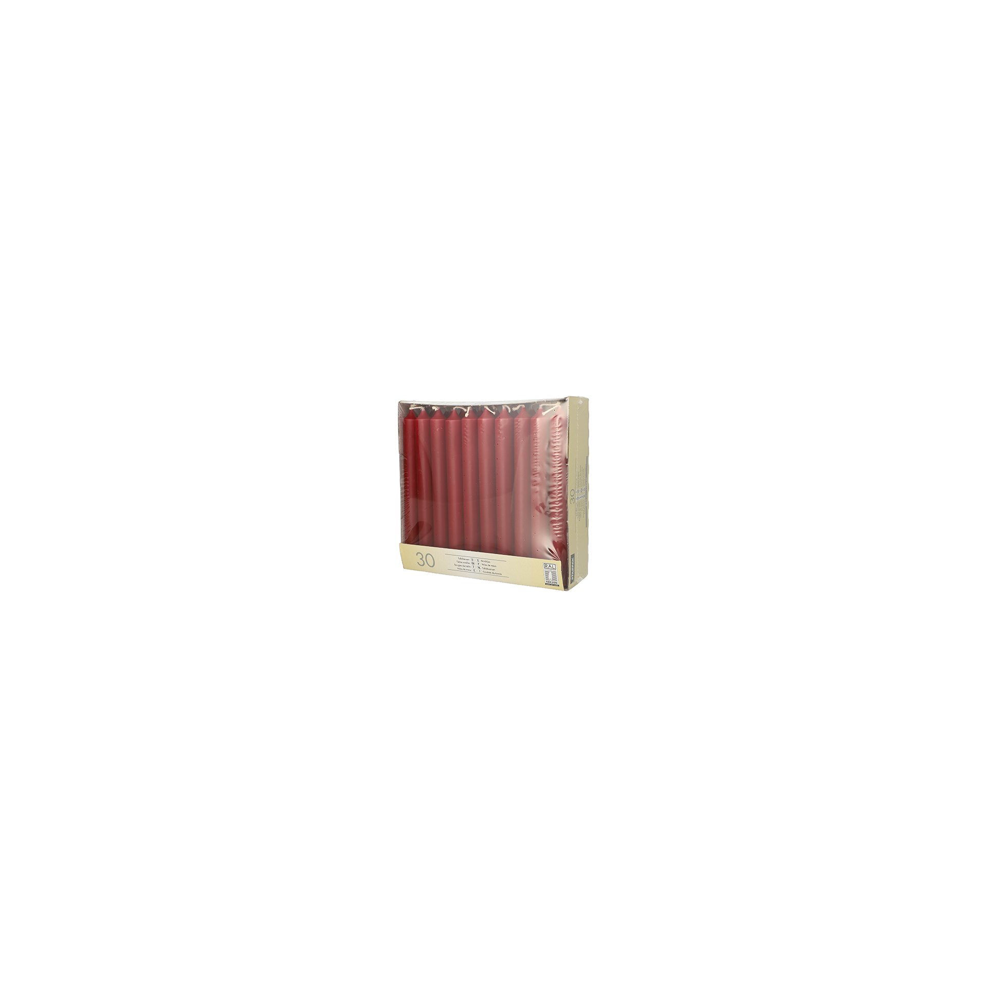 Tafelkerzen Ø 2,1 cm · 19,6 cm bordeaux