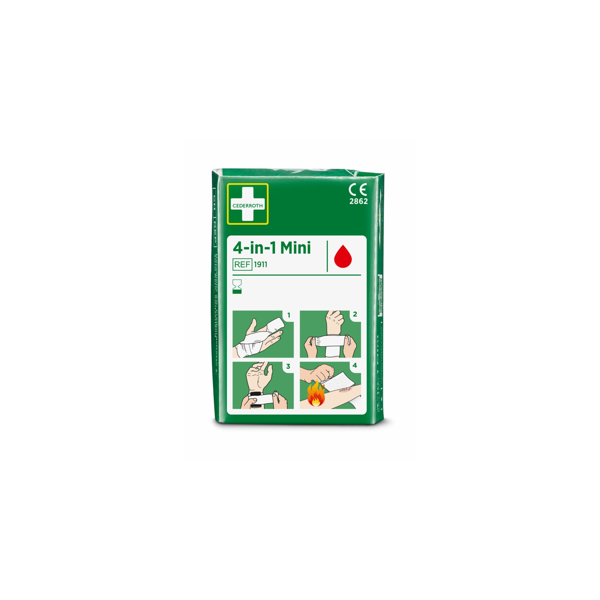 "Cederroth" 4 in 1 Blutstiller "mini" Wundverband Set