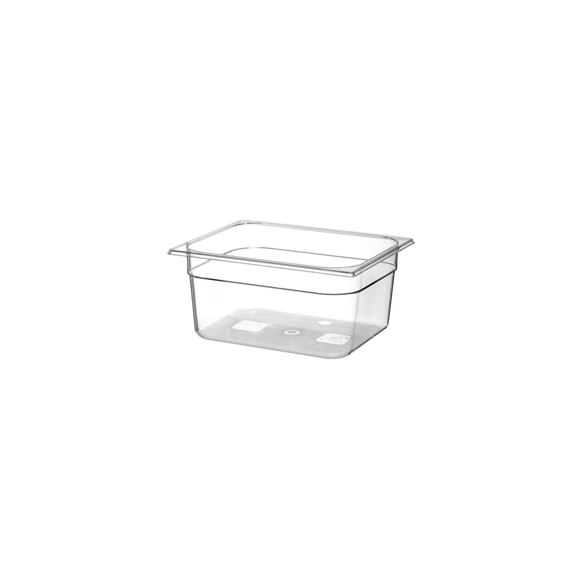 Gastronorm-Behälter 1/2, Profi Line, GN 1/2, 9,5L, Transparent, 325x265x(H)150mm Gastronorm-Behälter 1/2, Profi Line, GN 1/2, 9,5L, Transparent, 325x265x(H)150mm