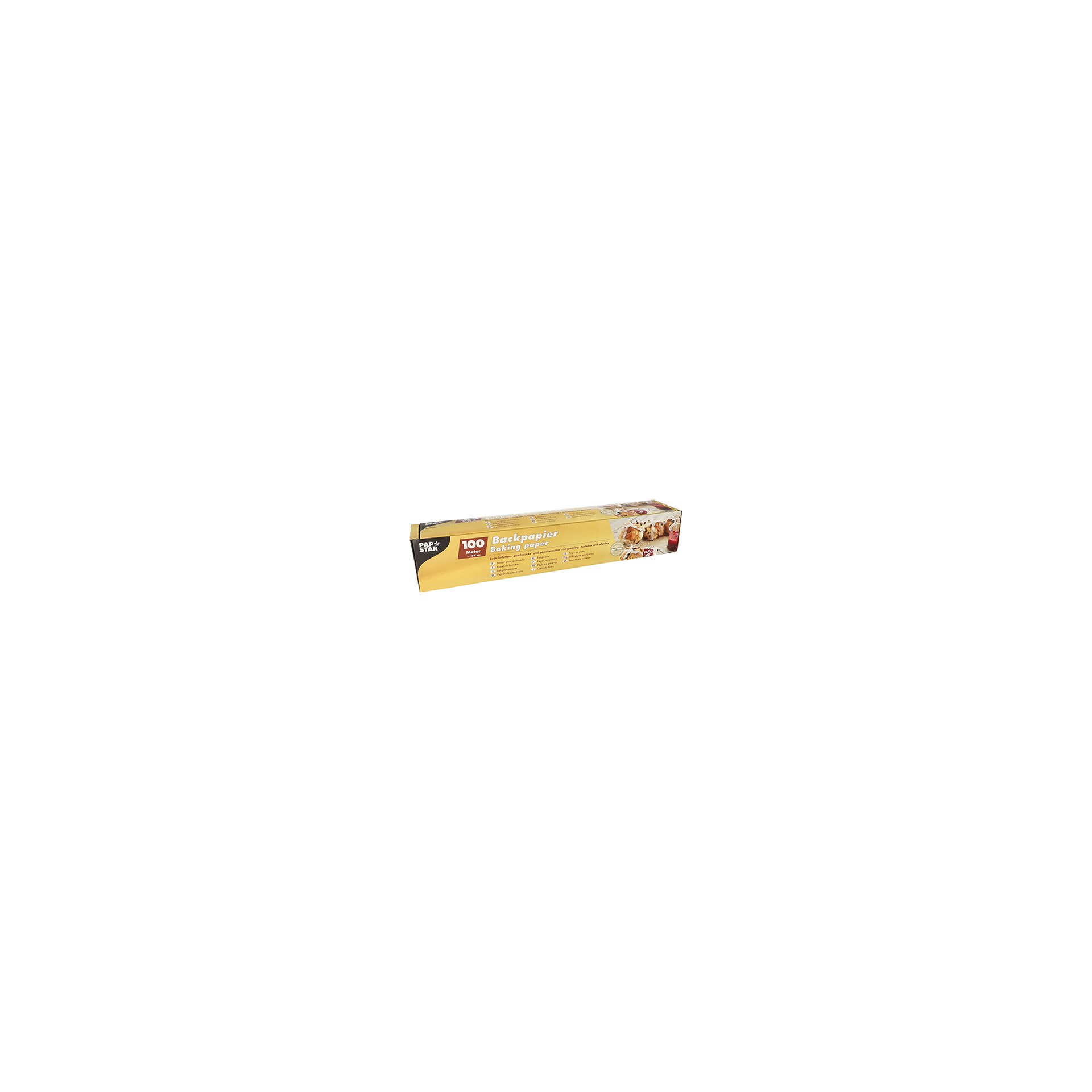 Backpapier 100 m x 38 cm braun in Faltschachtel