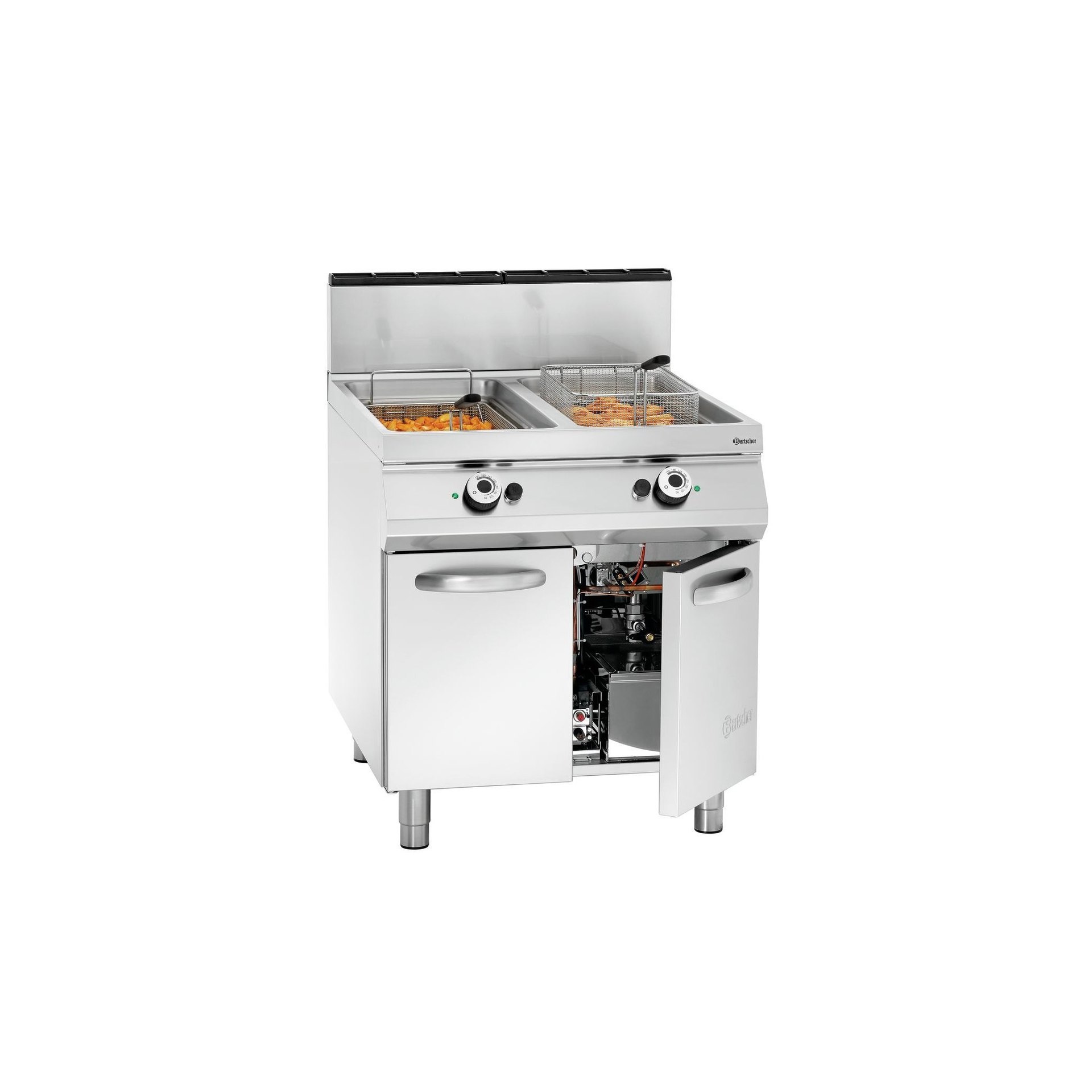Gas-Standfritteuse, 2 Becken