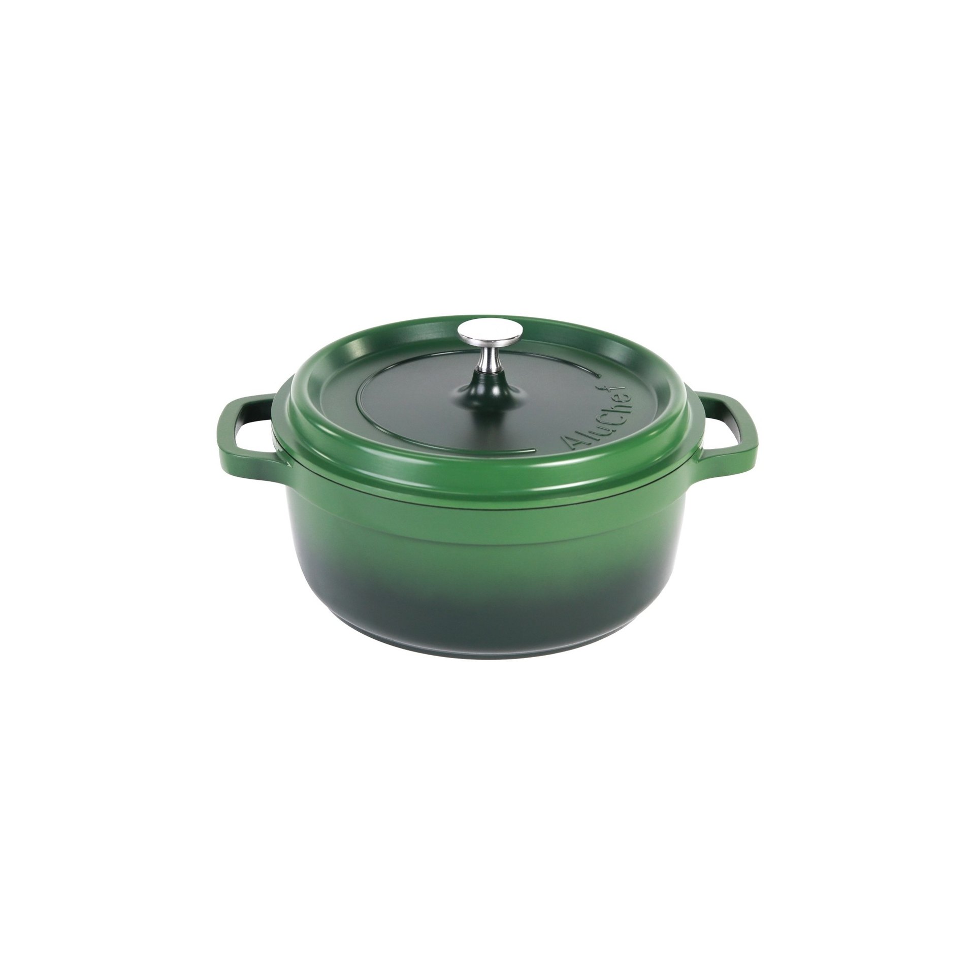 AluChef® Cocotte, rund 24 cm / grün AluChef® Cocotte, rund 28 cm / rot
