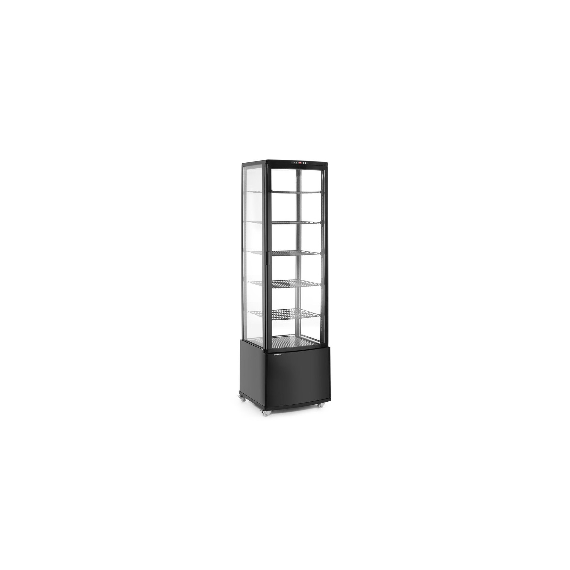 Kühlvitrine 270L, Schwarz