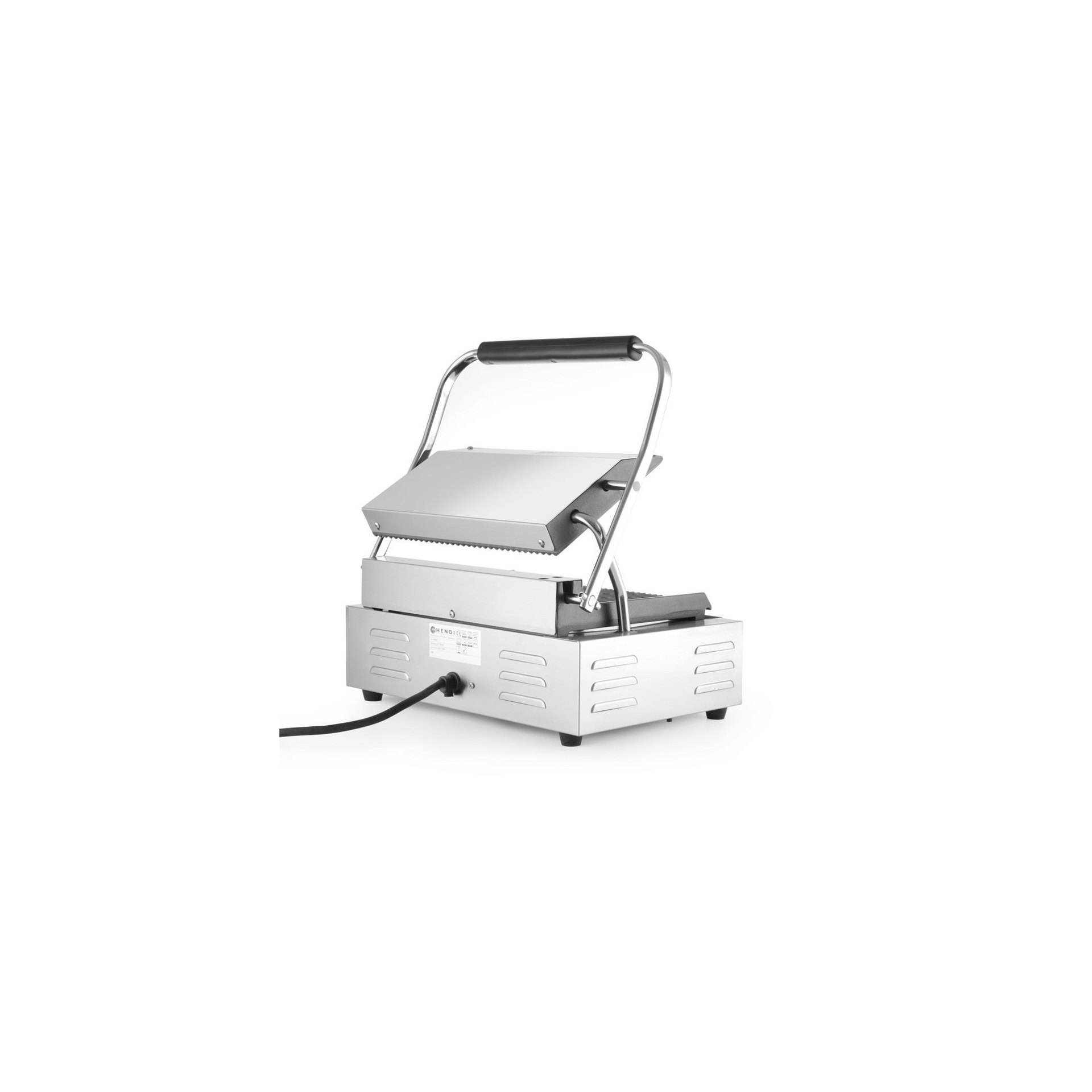 Kontaktgrill - Panini, oben und unten gerillt, 230V/2200W, 430x375x(H)216mm