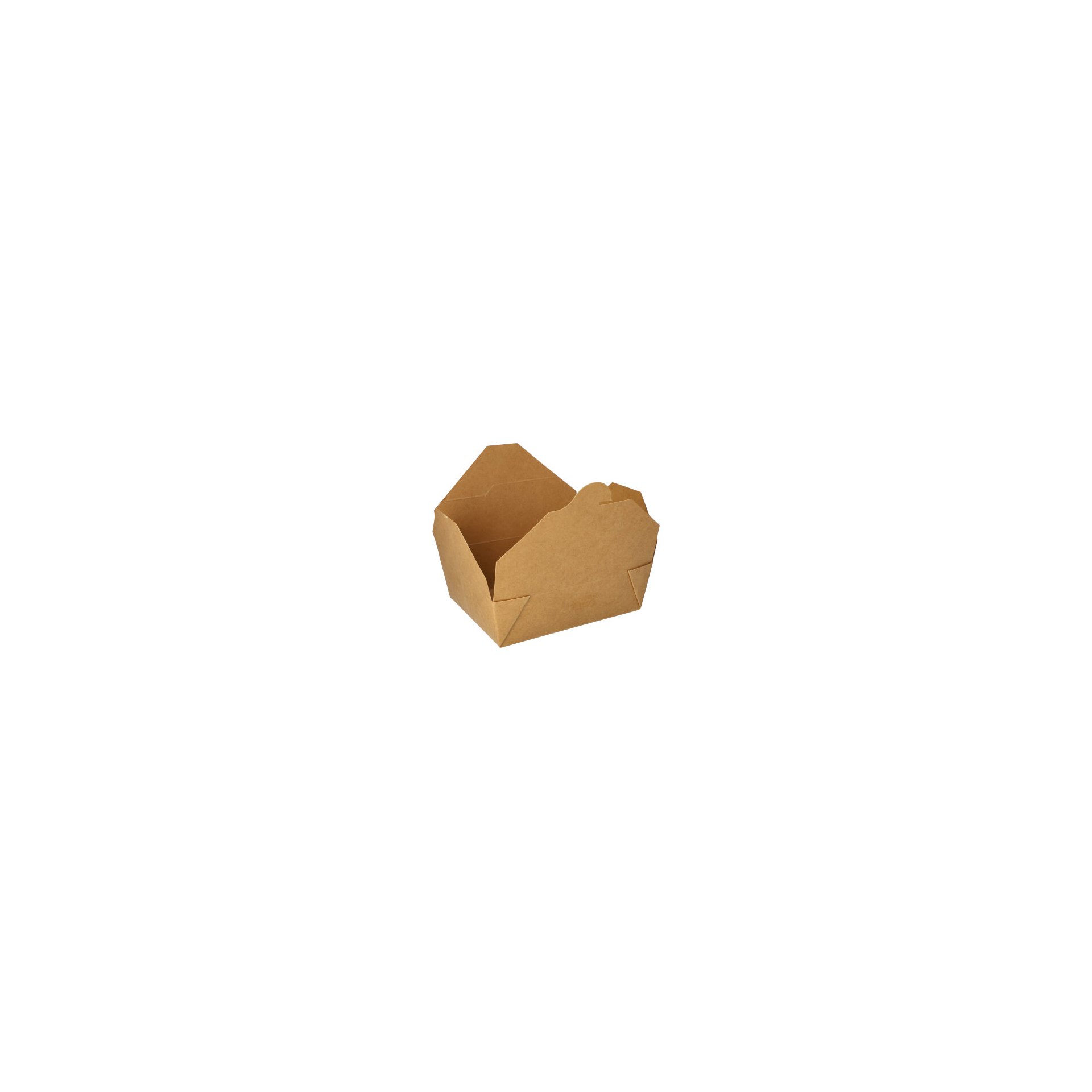 Lunchboxen, Pappe "pure" 1000 ml 5 cm x 12 cm x 15 cm braun