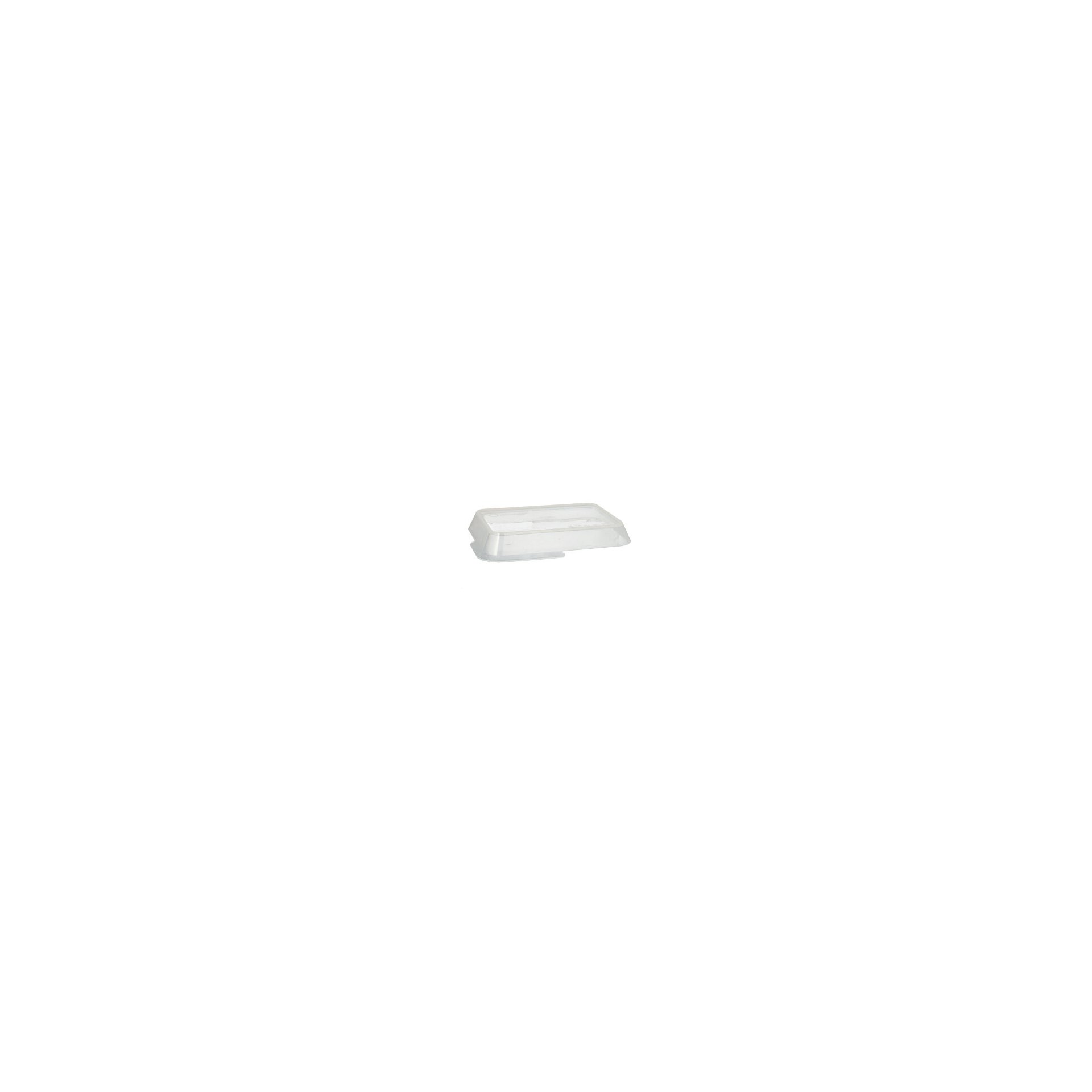 "Circulware" Deckel für Schalen Mix & Match eckig 2,5 cm x 15,6 cm x 11,7 cm transparent