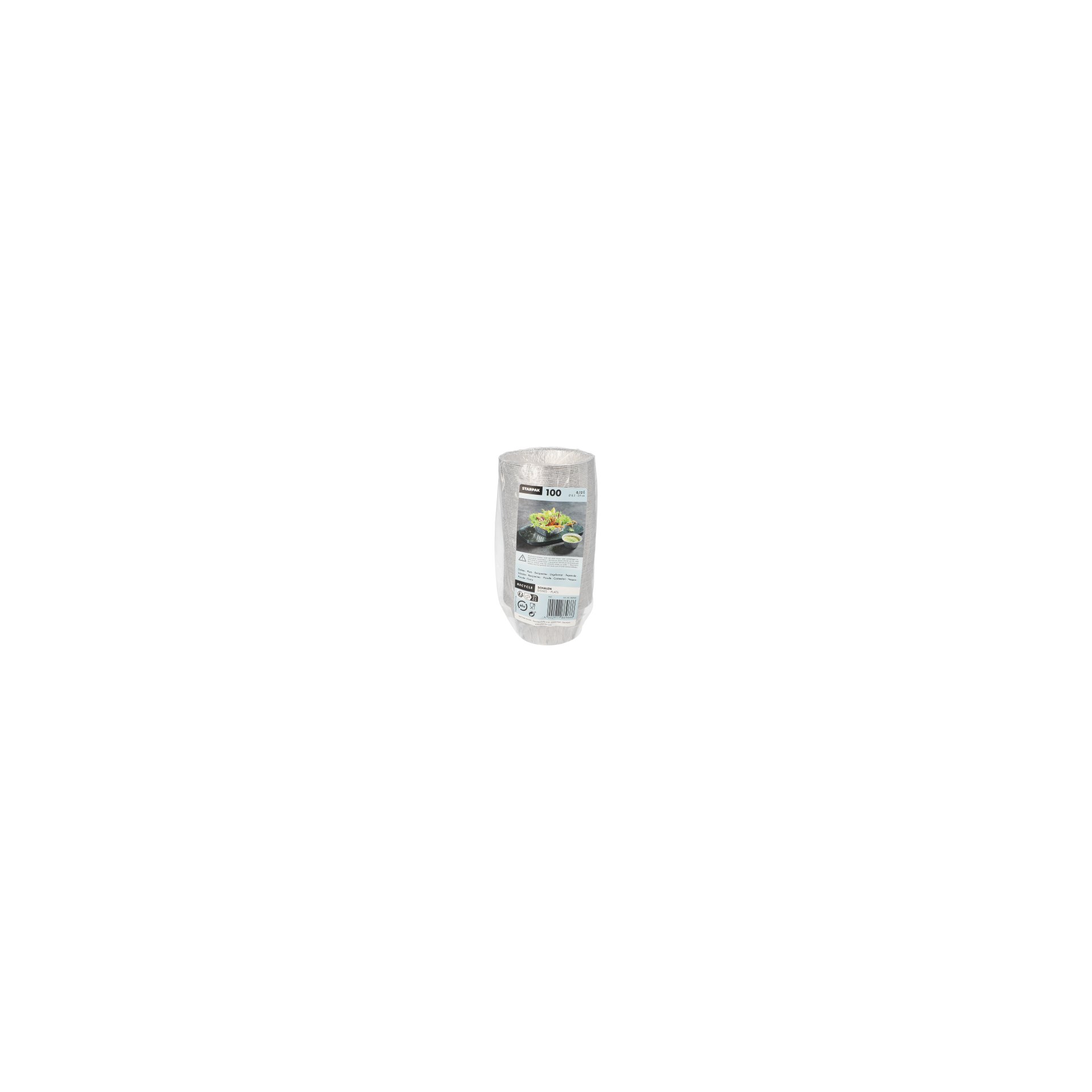 Schalen, Alu rund 0,12 l Ø 8,5 cm · 3,9 cm