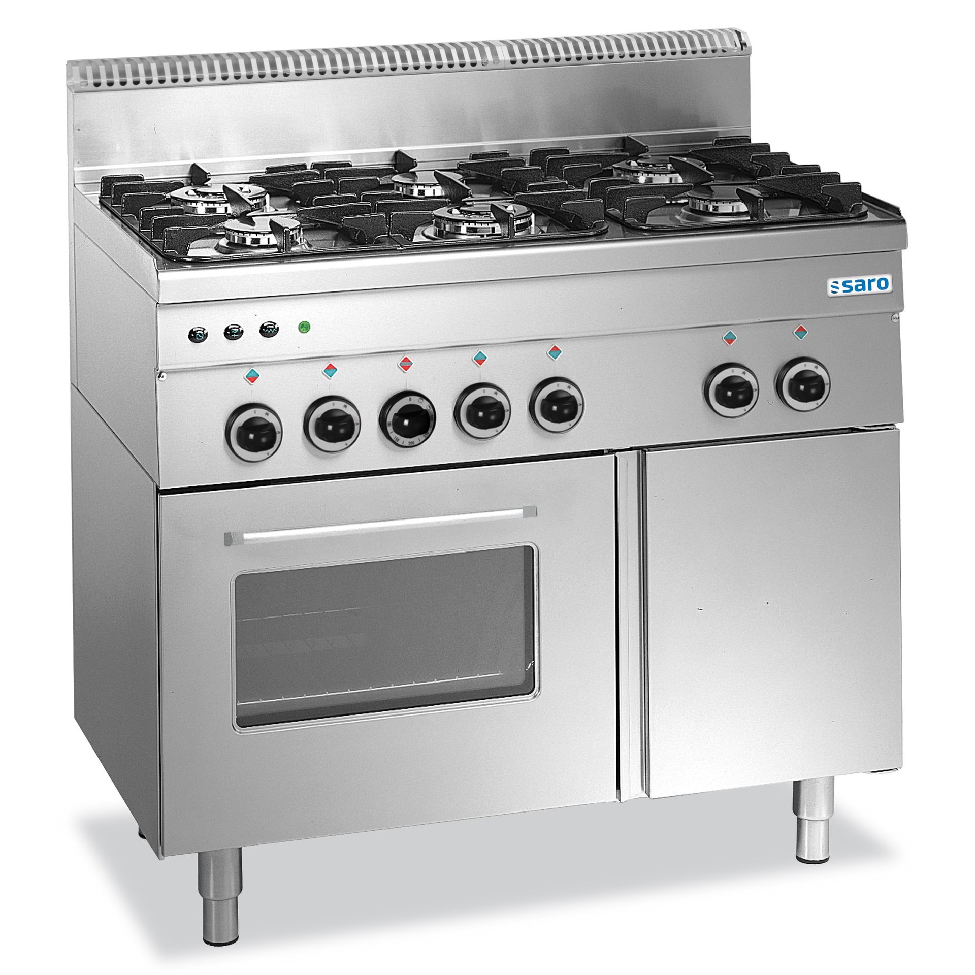 Gasherd+Ofen+Grill 6 Brenner 600 Line Modell G6SFA6 Gasherd+Ofen+Grill 6 Brenner 600 Line Modell G6SFA6