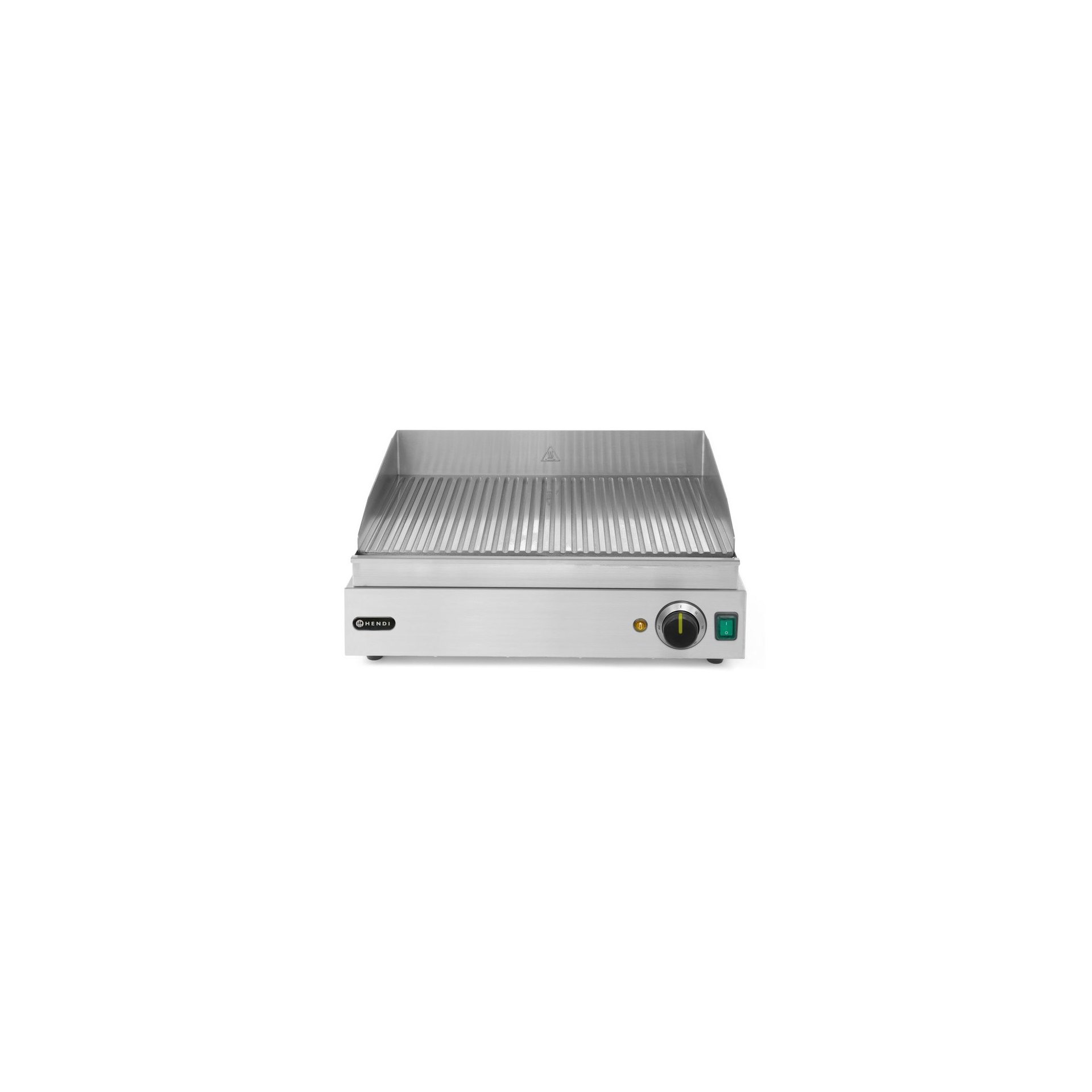 Grillplatte, Profi Line, gerillte Ausführung, 230V/2400W, 527x404x(H)233mm
