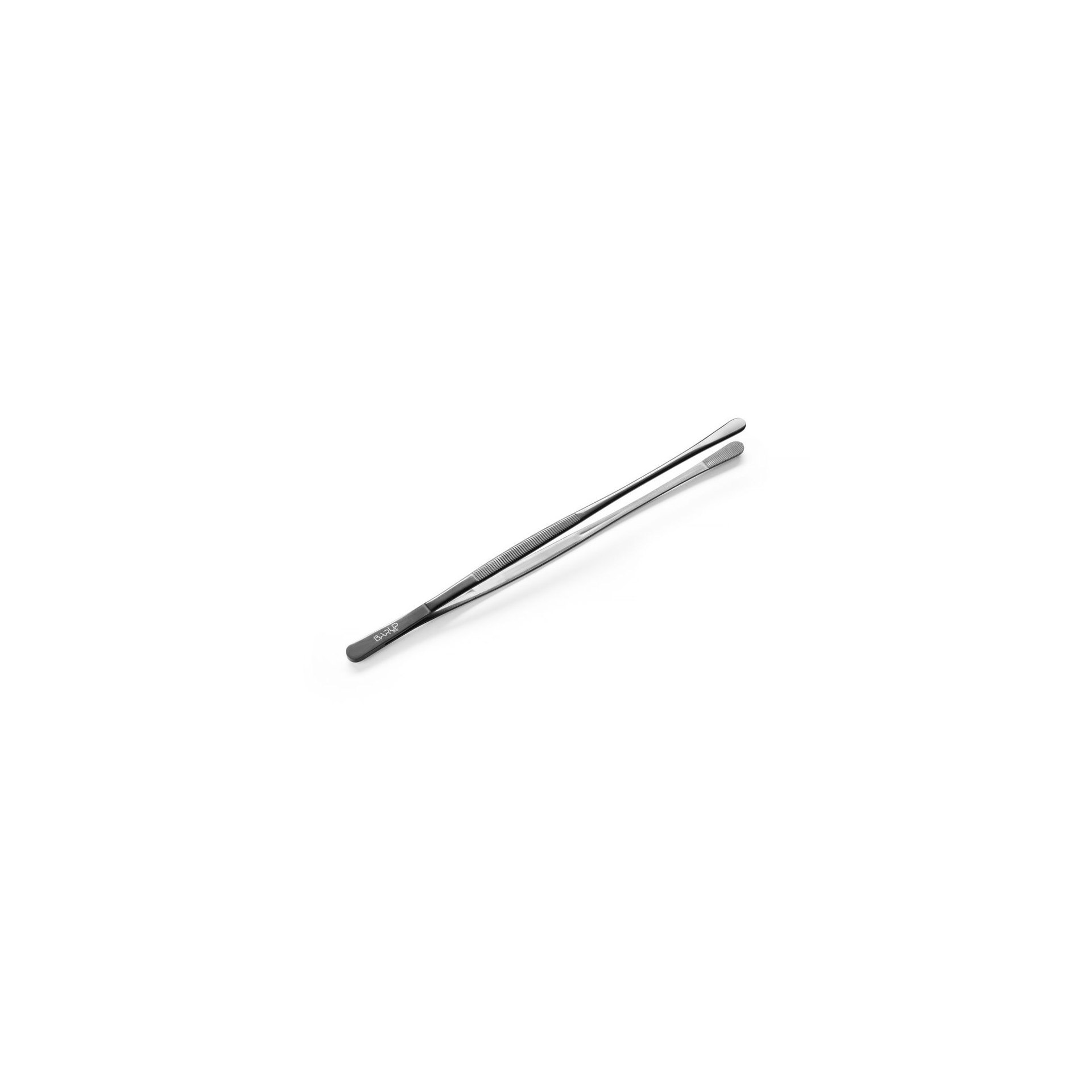 Pinzette, runder Kopf, BarUp, Schwarz, (L)305mm