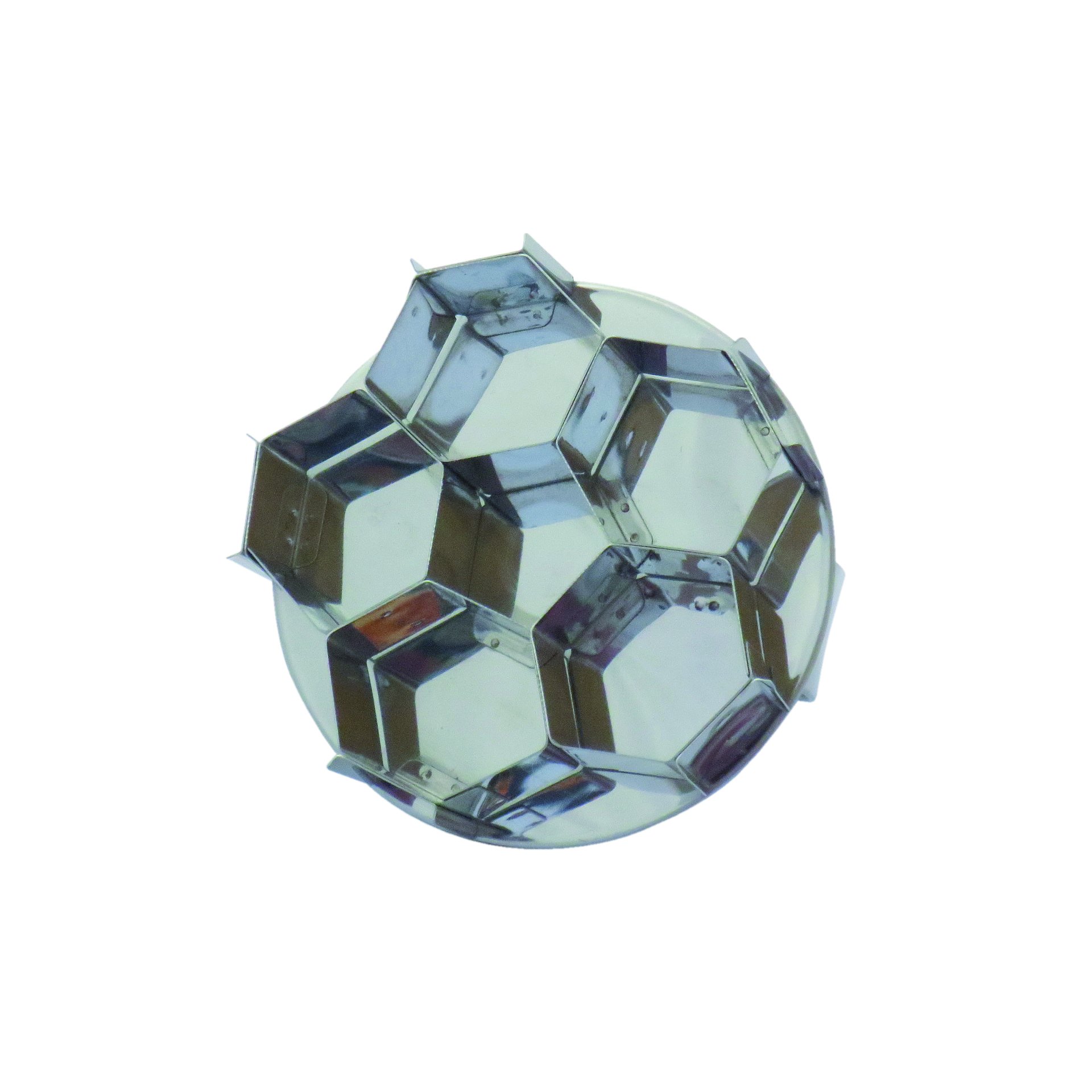Brötchendrücker aus Edelstahl, Fußballmotiv Brötchendrücker aus Edelstahl, Fußballmotiv
