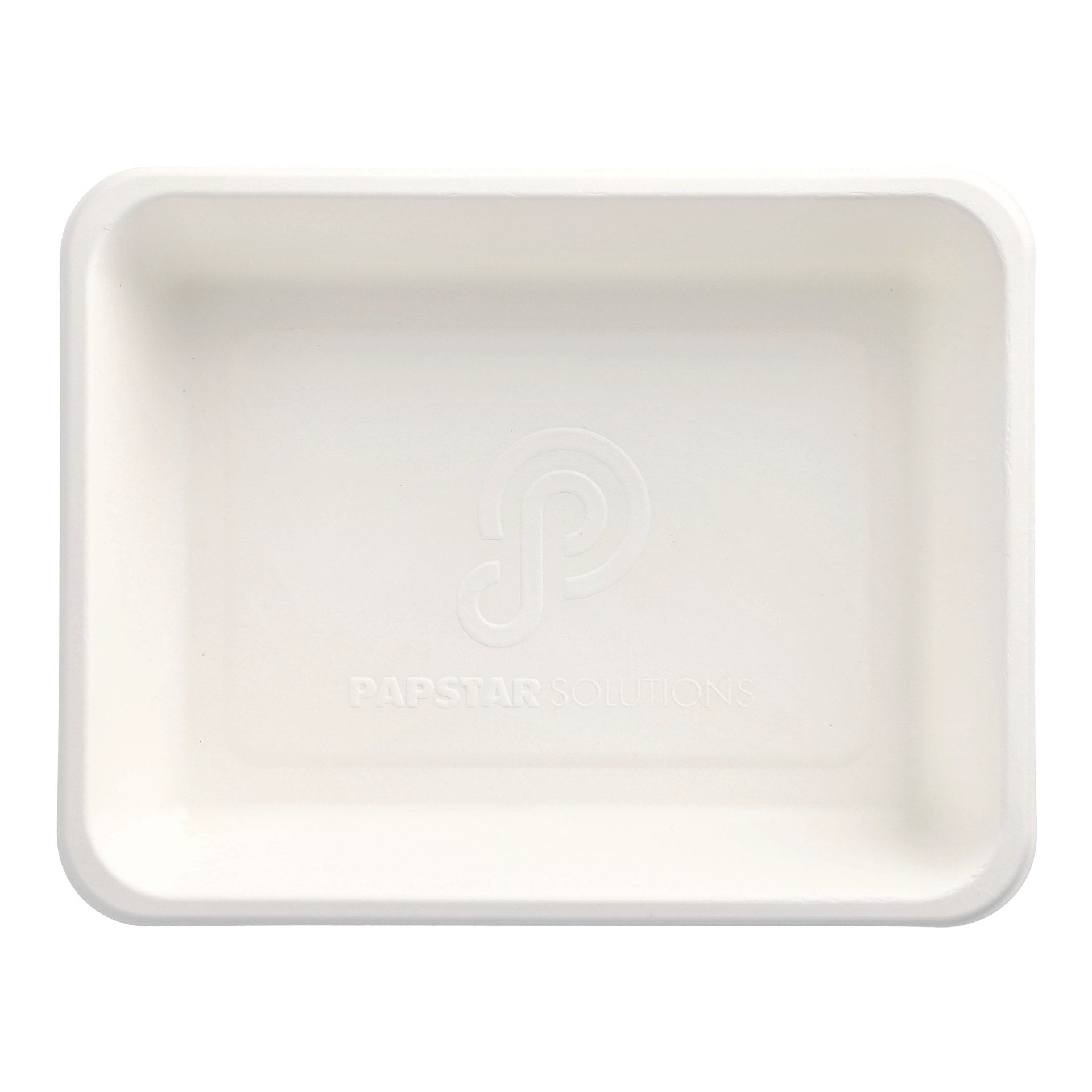 Siegelschalen Zuckerrohr ungeteilt 1300 ml 4,9 cm x 22,7 cm x 17,8 cm