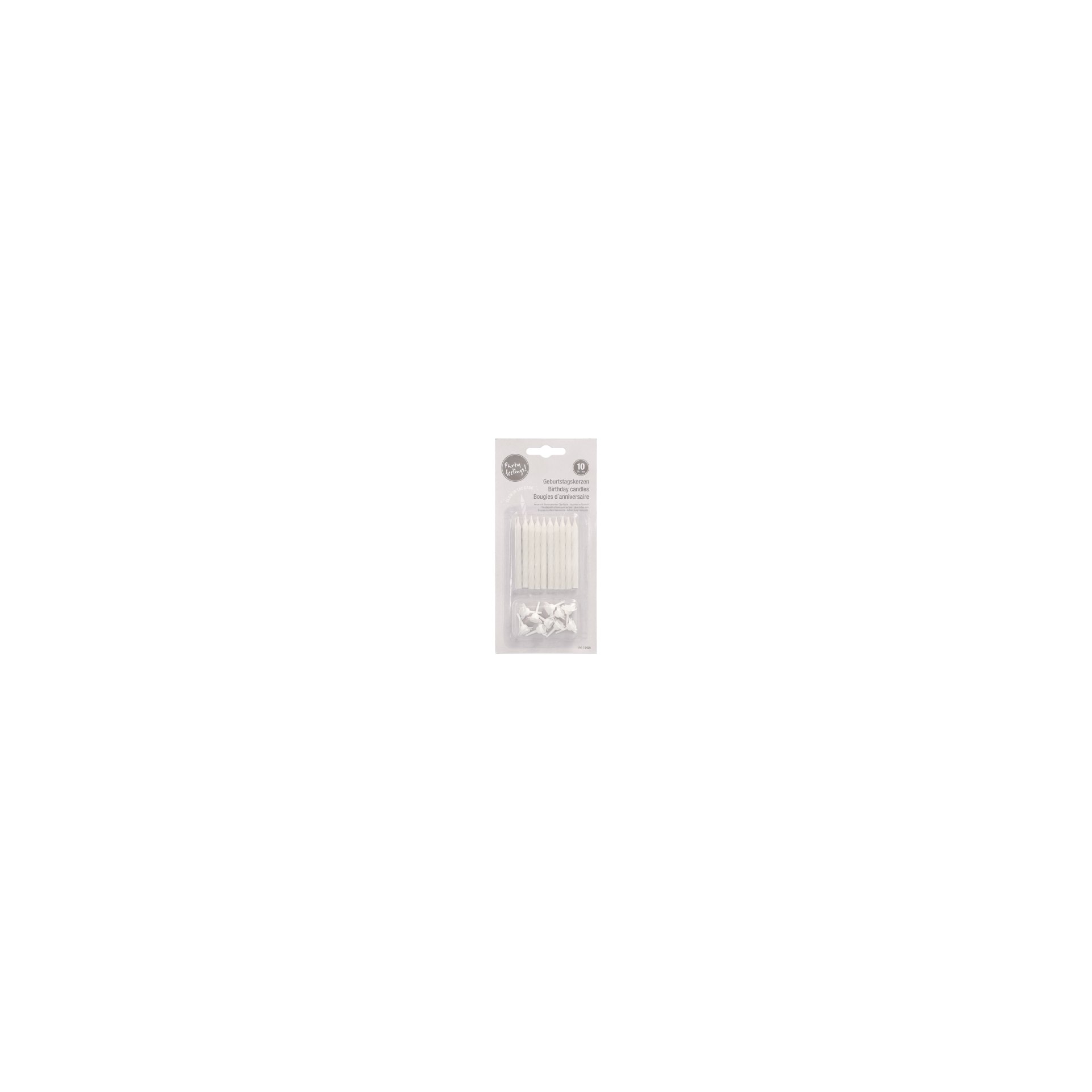 Kerzen mit Halter 6 cm "Glow in the dark" Kerzen mit Halter 6 cm "Glow in the dark"