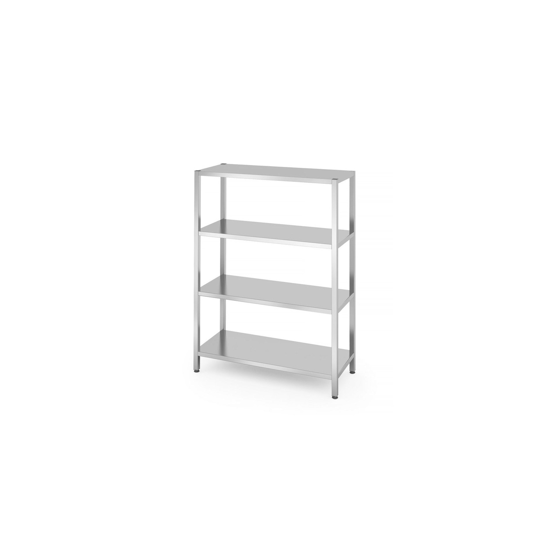 Lagerregal mit 4 Regalen – verschraubt, Kitchen Line, 1200x500x(H)1800mm