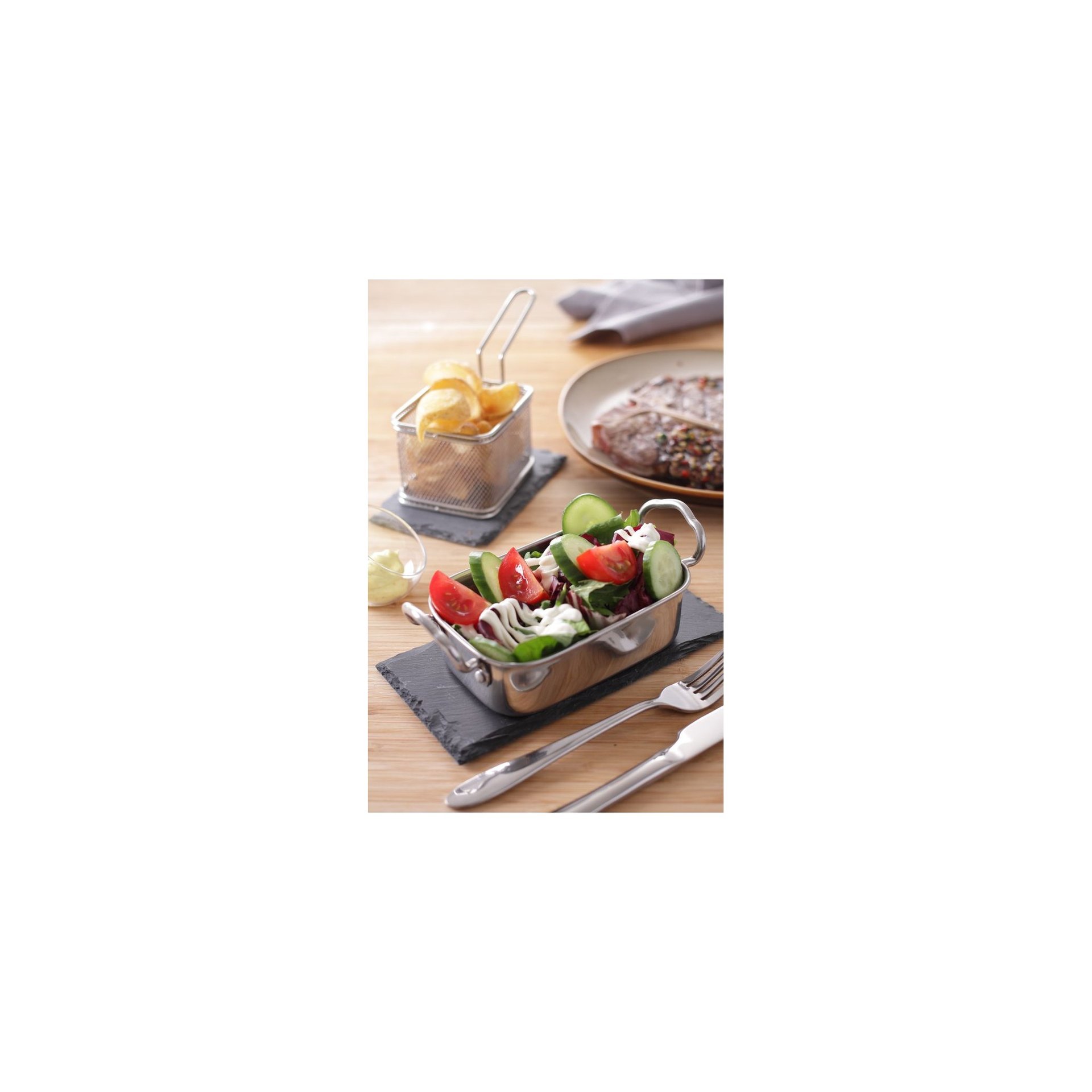 Miniatur-Snack-Pfanne, 196x95x(H)70mm Miniatur-Snack-Pfanne, 196x95x(H)70mm