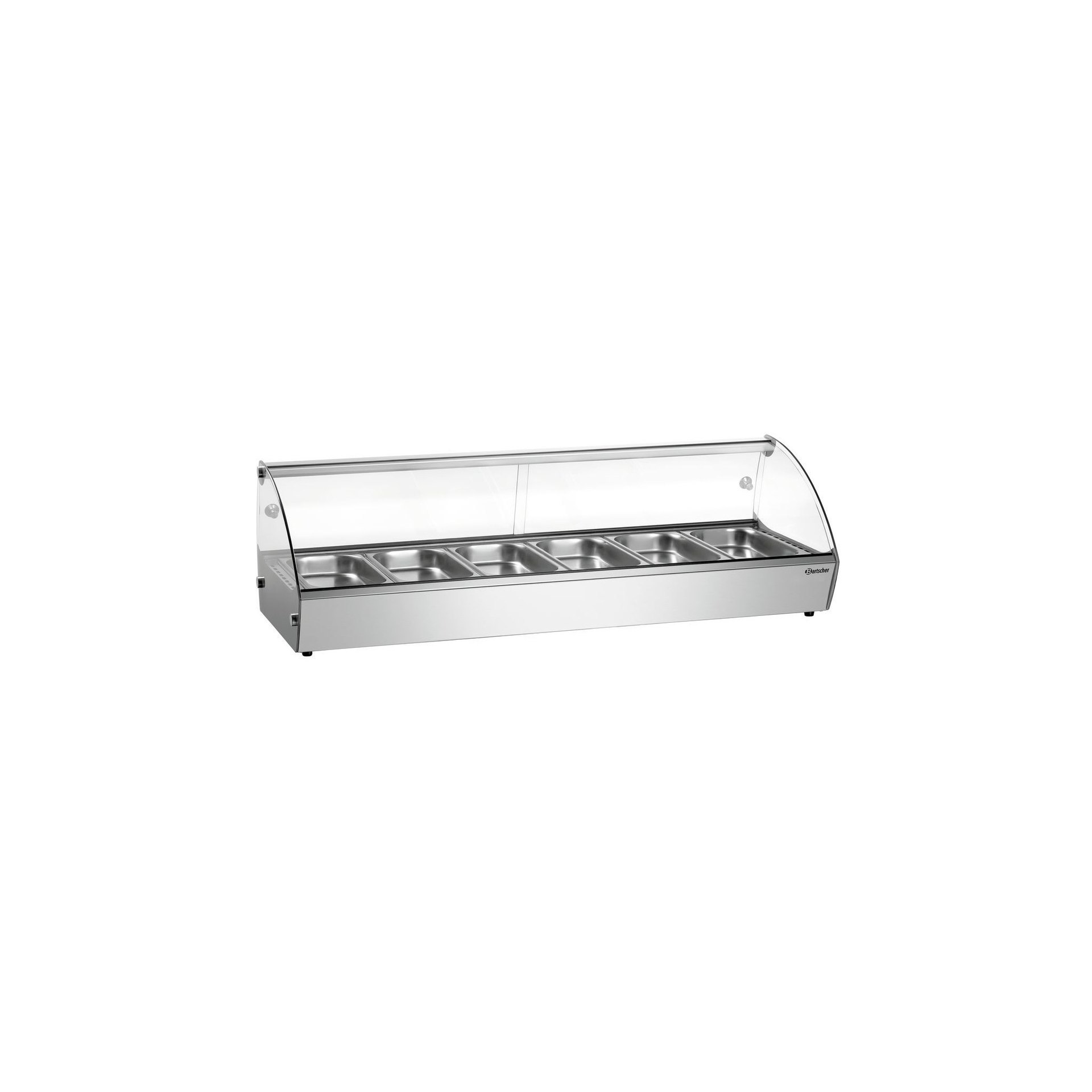 Heiße Aufsatzvitrine R6 6 x 1/3 GN