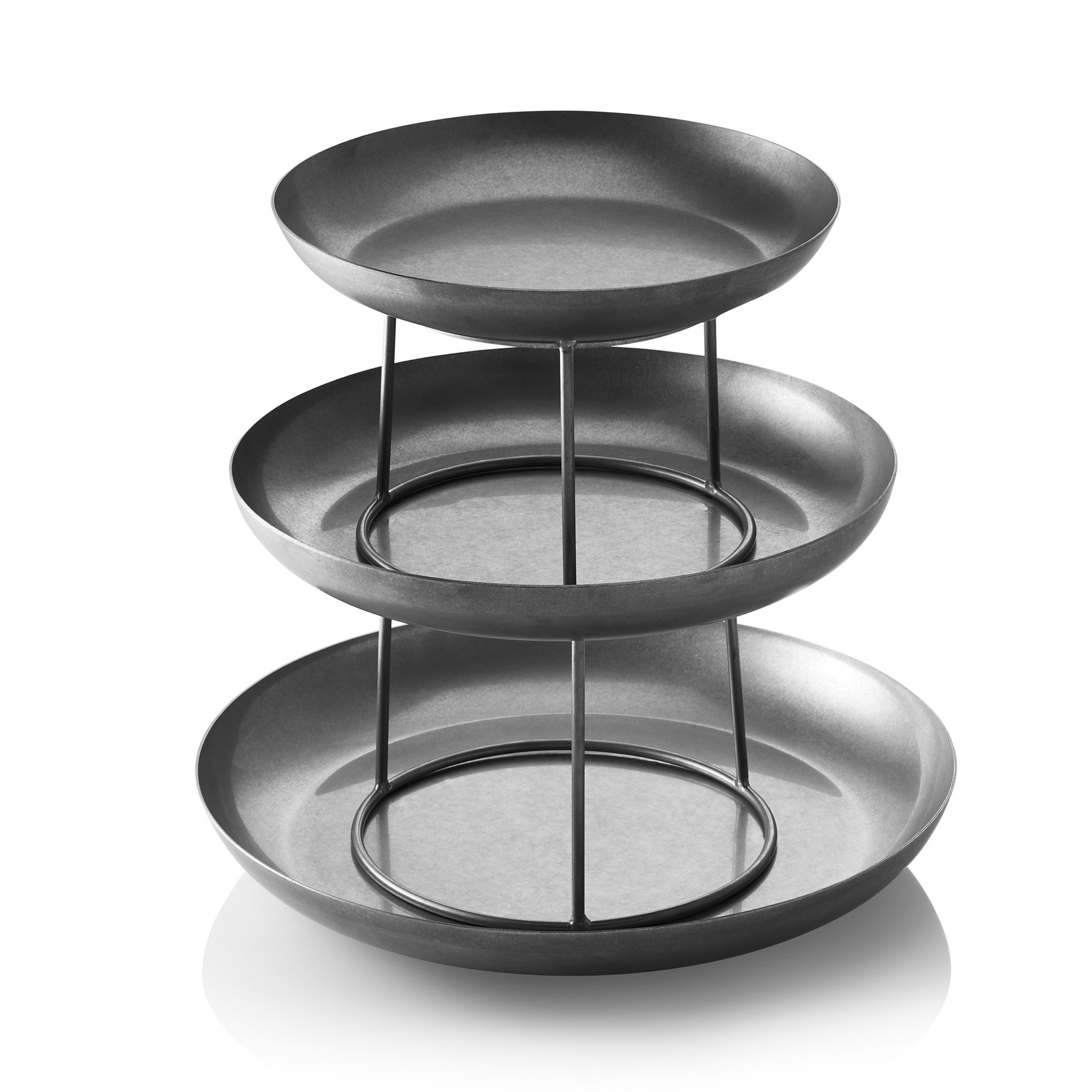 Gourmet Tower Vintage STEEL & STYLE, 3-stufig, Höhe 32 cm, Chromnickelstahl Gourmet Tower Vintage STEEL & STYLE, 3-stufig, Höhe 32 cm, Chromnickelstahl