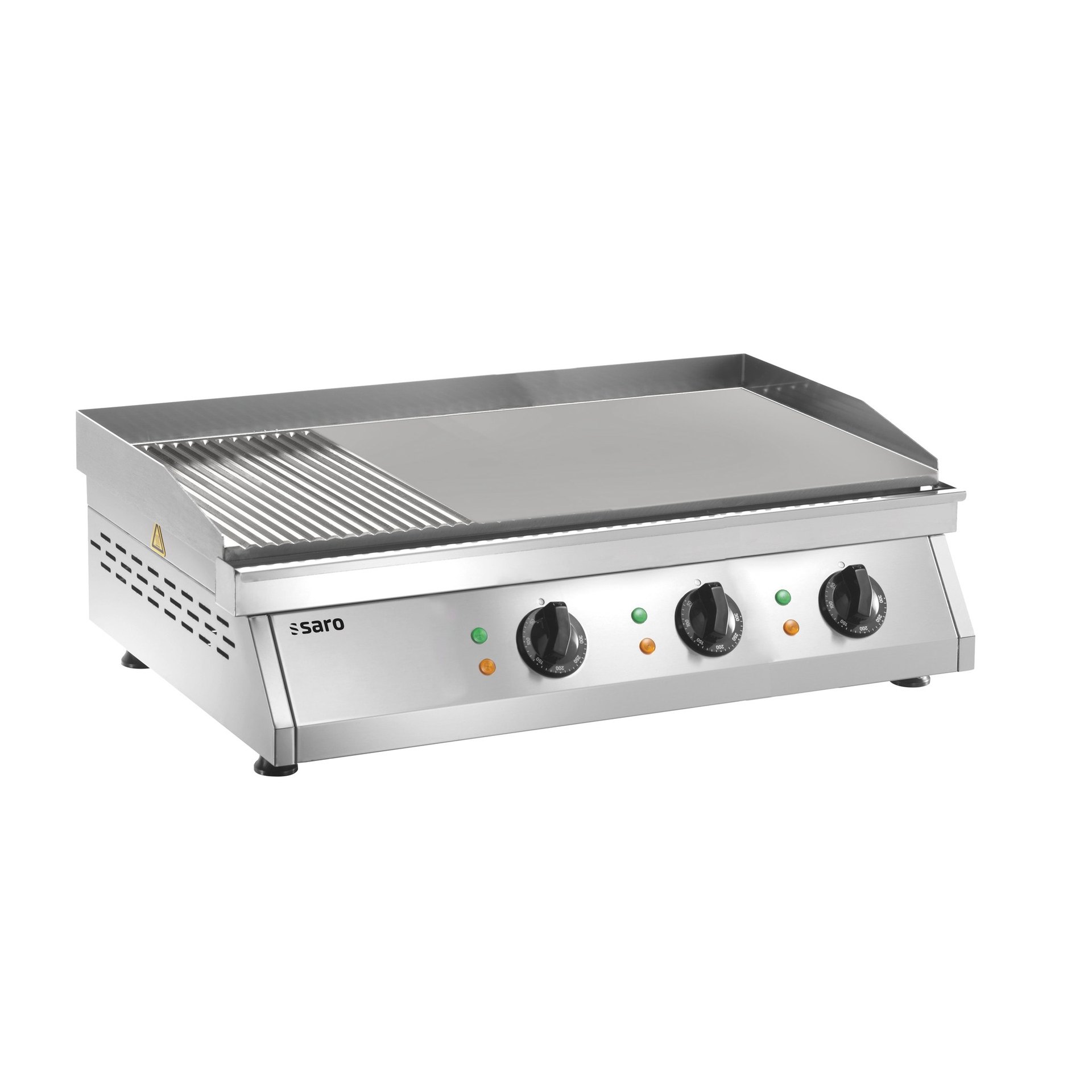 Griddleplatte (gerillt + glatt) Modell FRY TOP GH 760 R