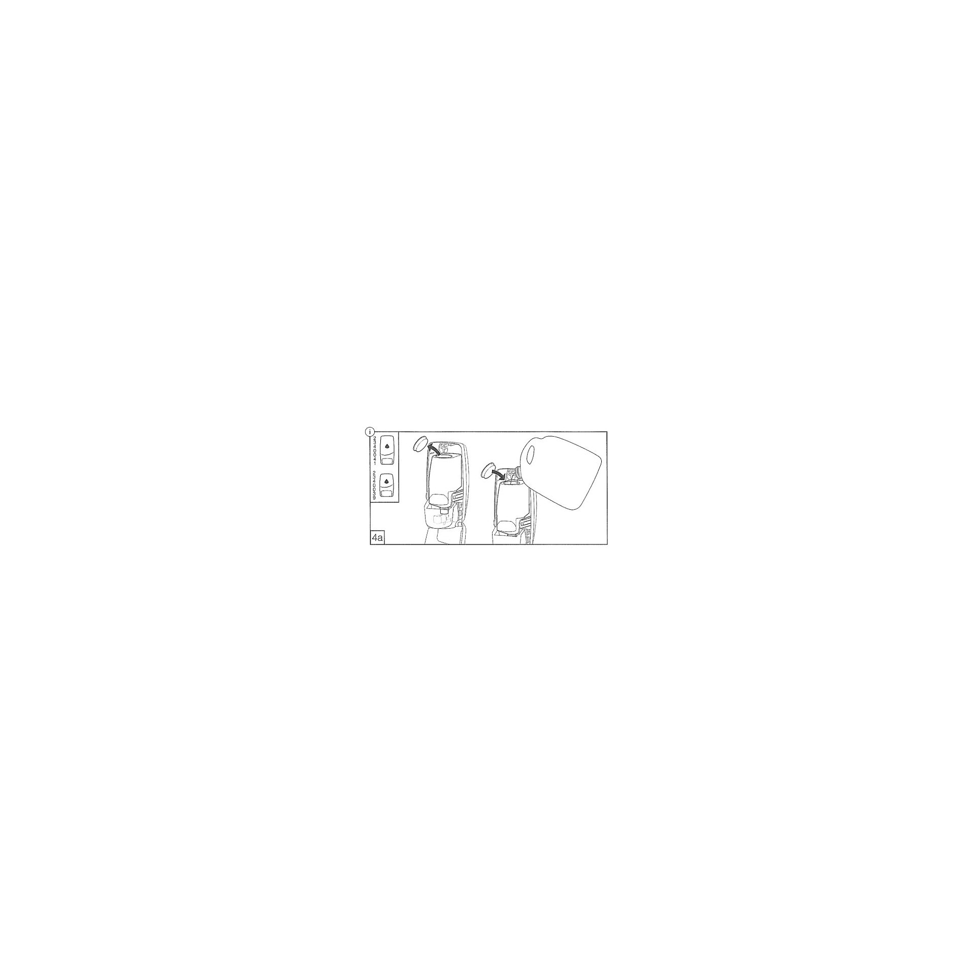 Seifenspender 500 ml 20,9 cm x 12,9 cm x 12,8 cm weiss wiederbefüllbar Seifenspender 500 ml 20,9 cm x 12,9 cm x 12,8 cm weiss wiederbefüllbar