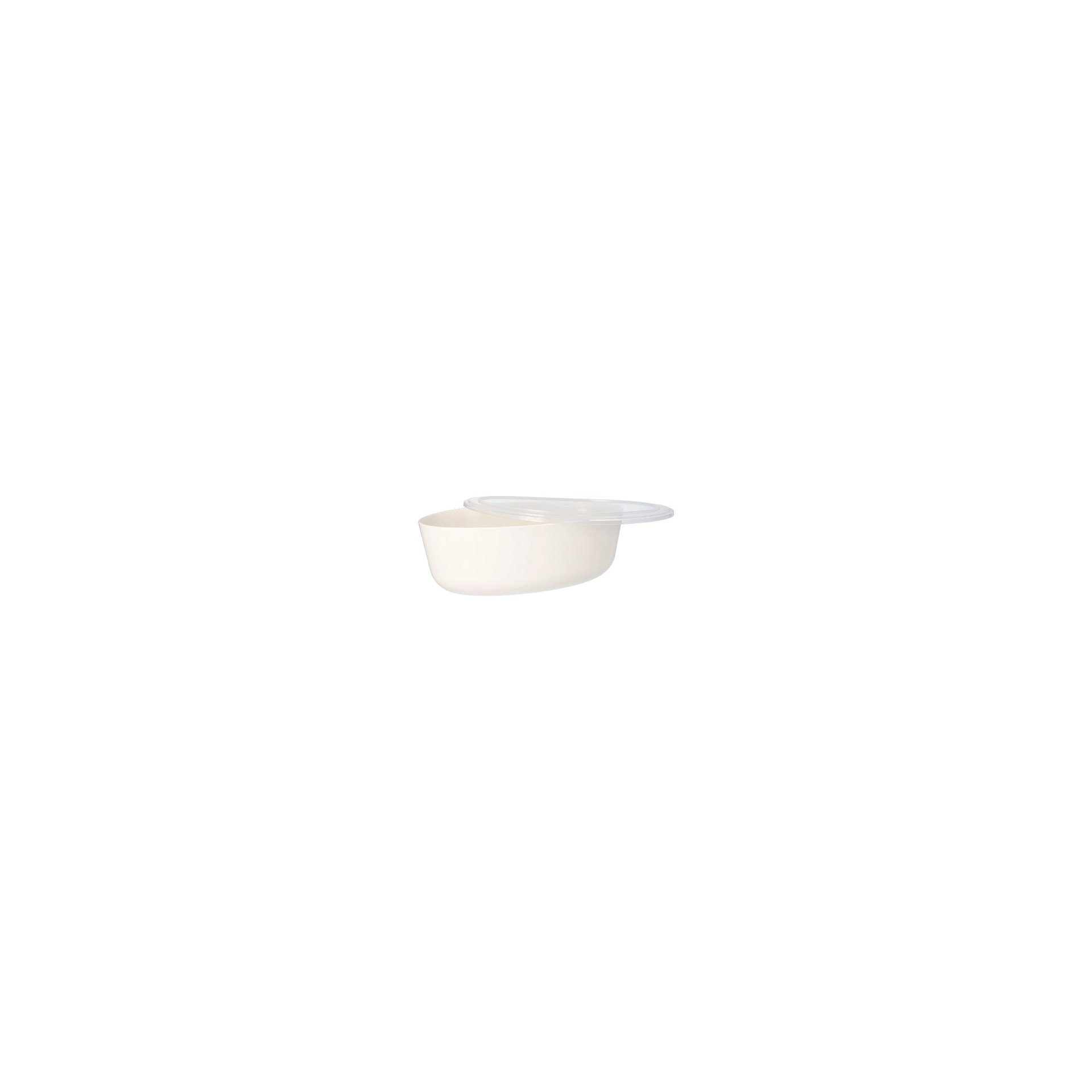 Mehrweg-Schalen oval 2400 ml 9,1 cm x 16,5 cm x 26 cm weiss "Cella"