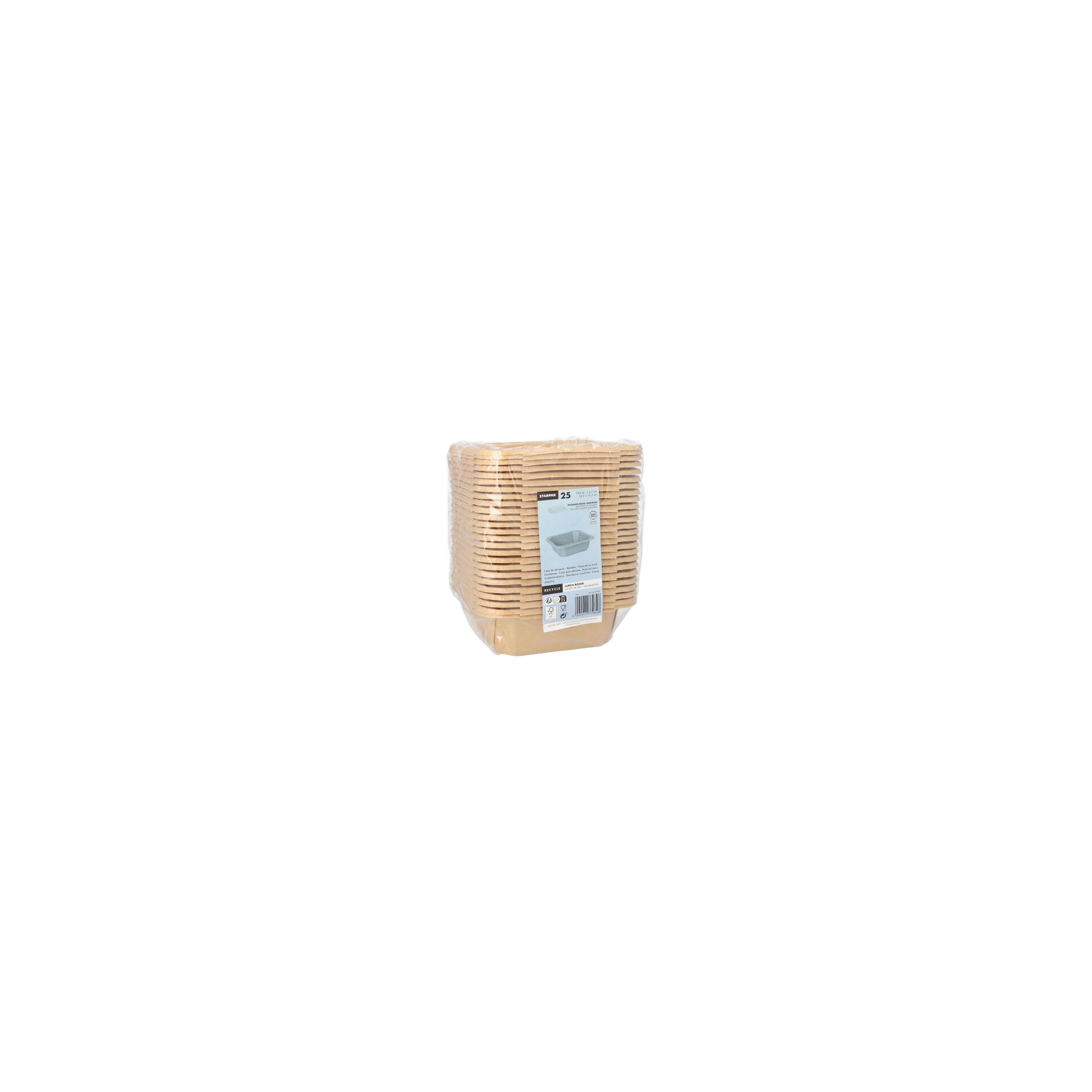 Lunchboxen, Pappe eckig 750 ml 4,7 cm x 16,2 cm x 16,2 cm braun Lunchboxen, Pappe eckig 750 ml 4,7 cm x 16,2 cm x 16,2 cm braun