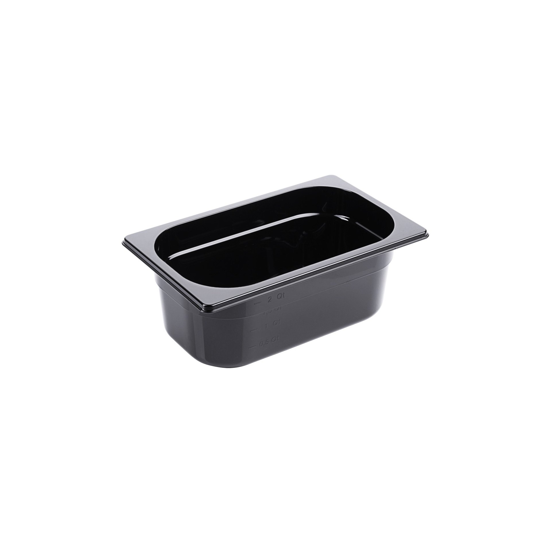 GN Behälter, schwarz 1/4 GN Behälter, schwarz 1/4
