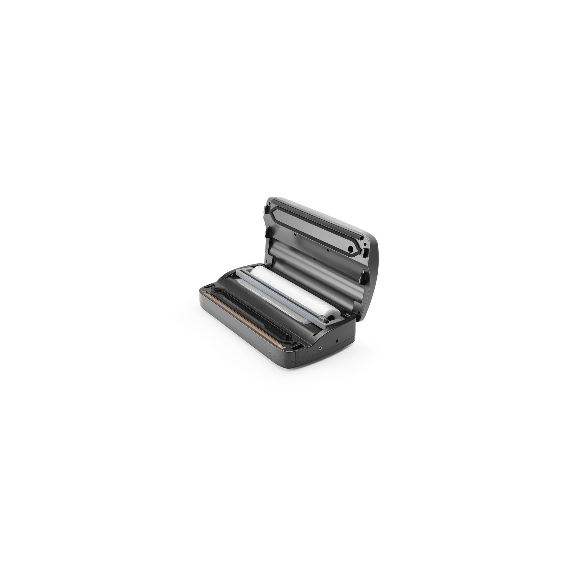 Streifen-Vakuumverpackungsmaschine mit Rollenvorschub, Budget Line, 220-240V/100W, 385x205x(H)95mm Streifen-Vakuumverpackungsmaschine mit Rollenvorschub, Budget Line, 220-240V/100W, 385x205x(H)95mm