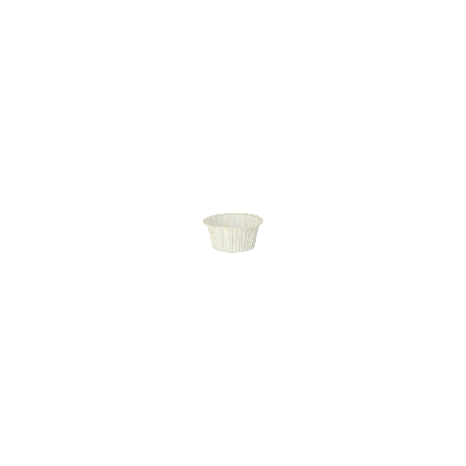 Muffins-Backförmchen Ø 5 cm · 3,2 cm weiss