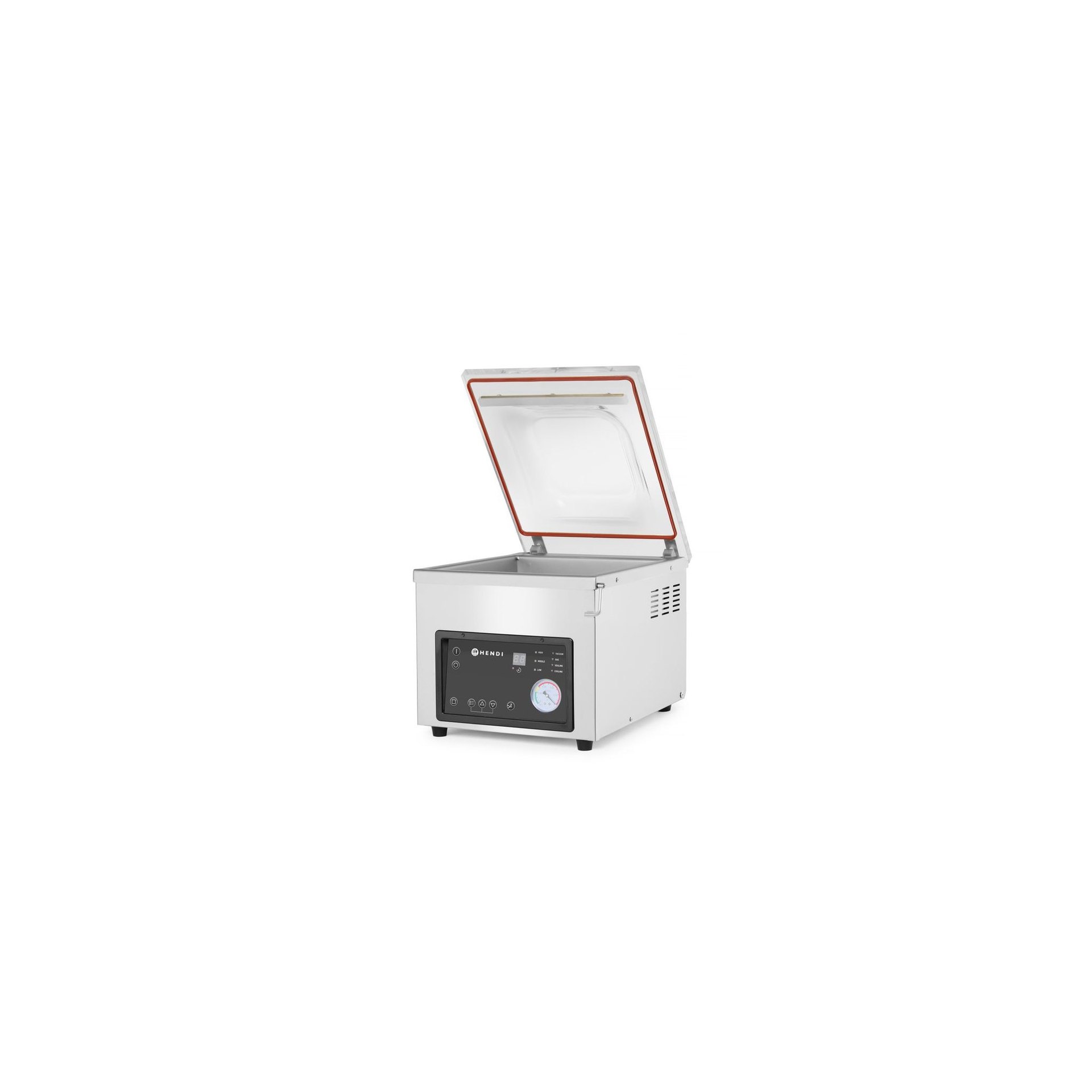 Vakuumkammer-Verpackungsmaschine, Profi Line, Dichtungsband: 260 mm, 230V/370W, 330x480x(H)360mm Vakuumkammer-Verpackungsmaschine, Profi Line, Dichtungsband: 260 mm, 230V/370W, 330x480x(H)360mm