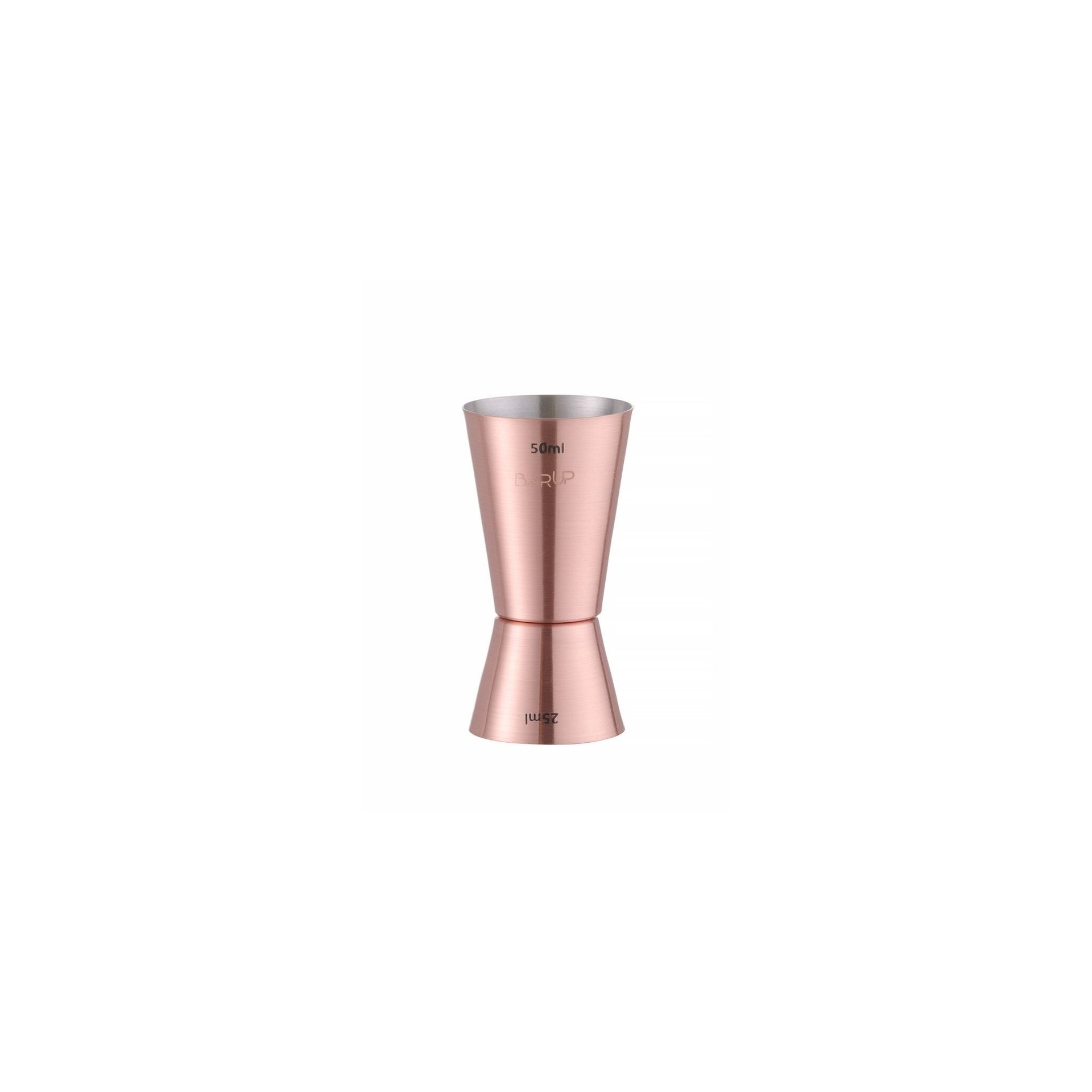 Barmaß 25/50 ml, BarUp, Kupfer, ⌀42x(H)86mm Barmaß 25/50 ml, BarUp, Kupfer, ⌀42x(H)86mm