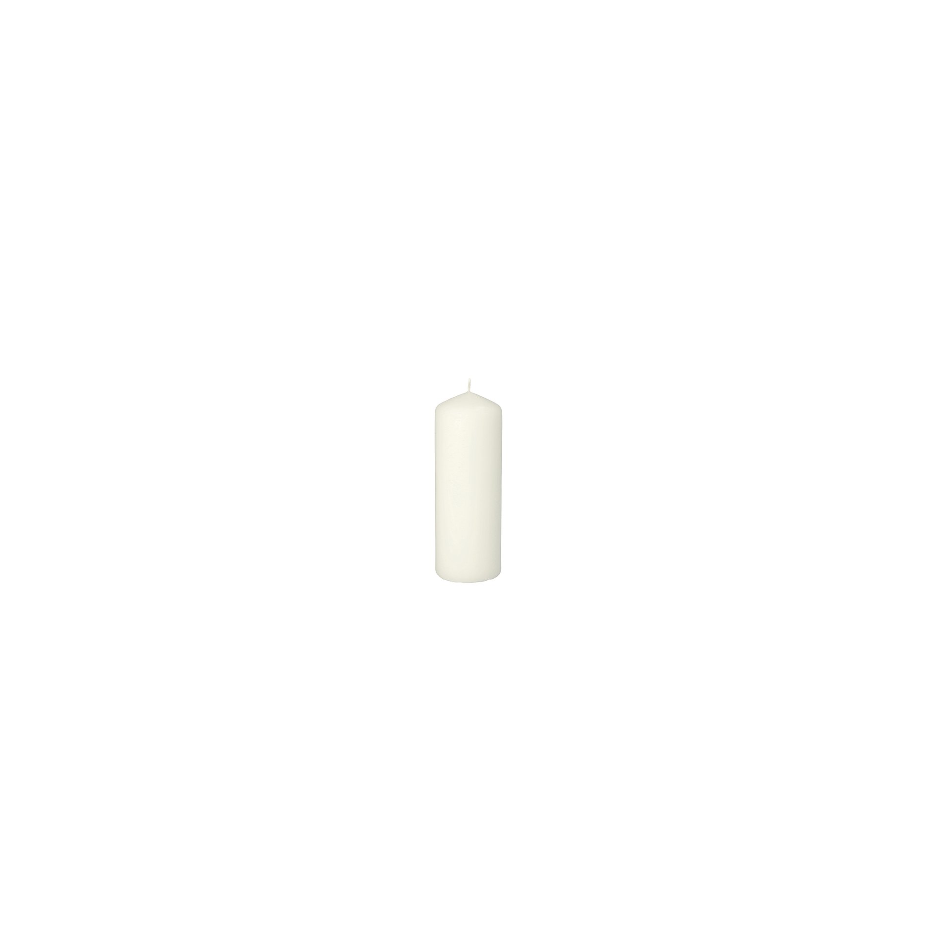 Stumpenkerze Ø 60 mm · 165 mm weiss