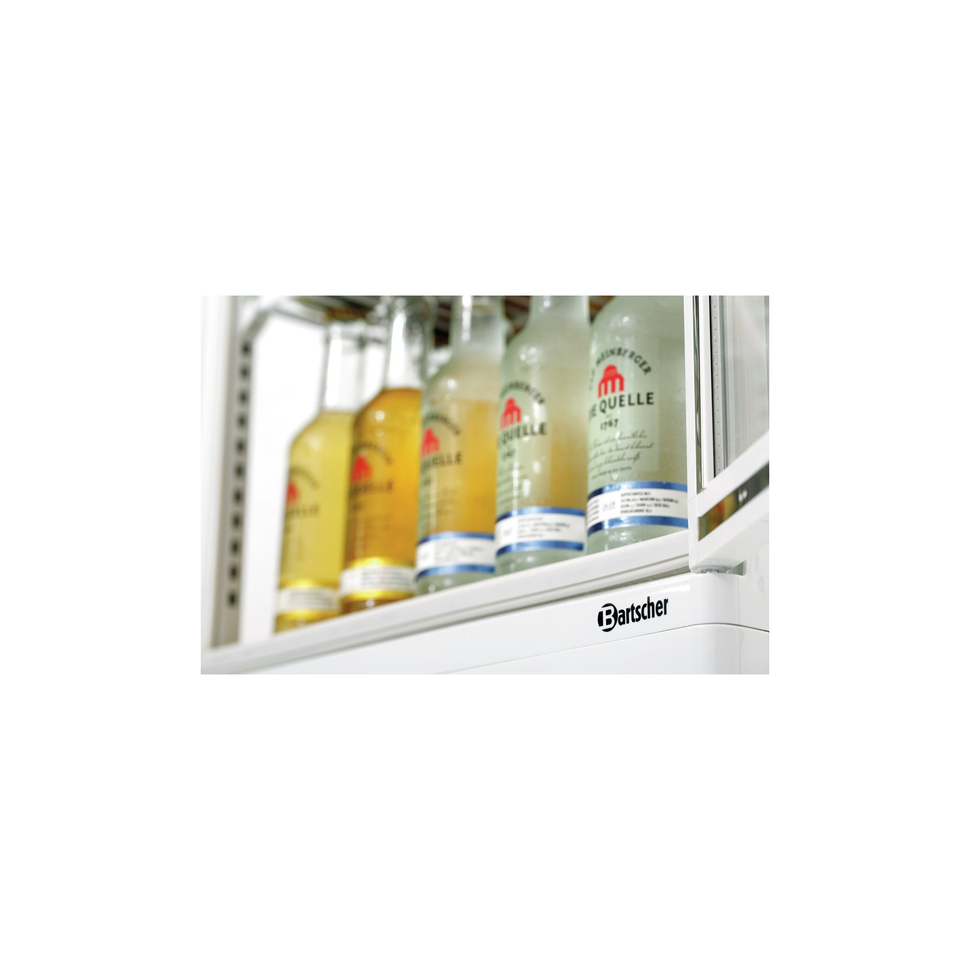 Mini-Kühlvitrine 78L, weiß