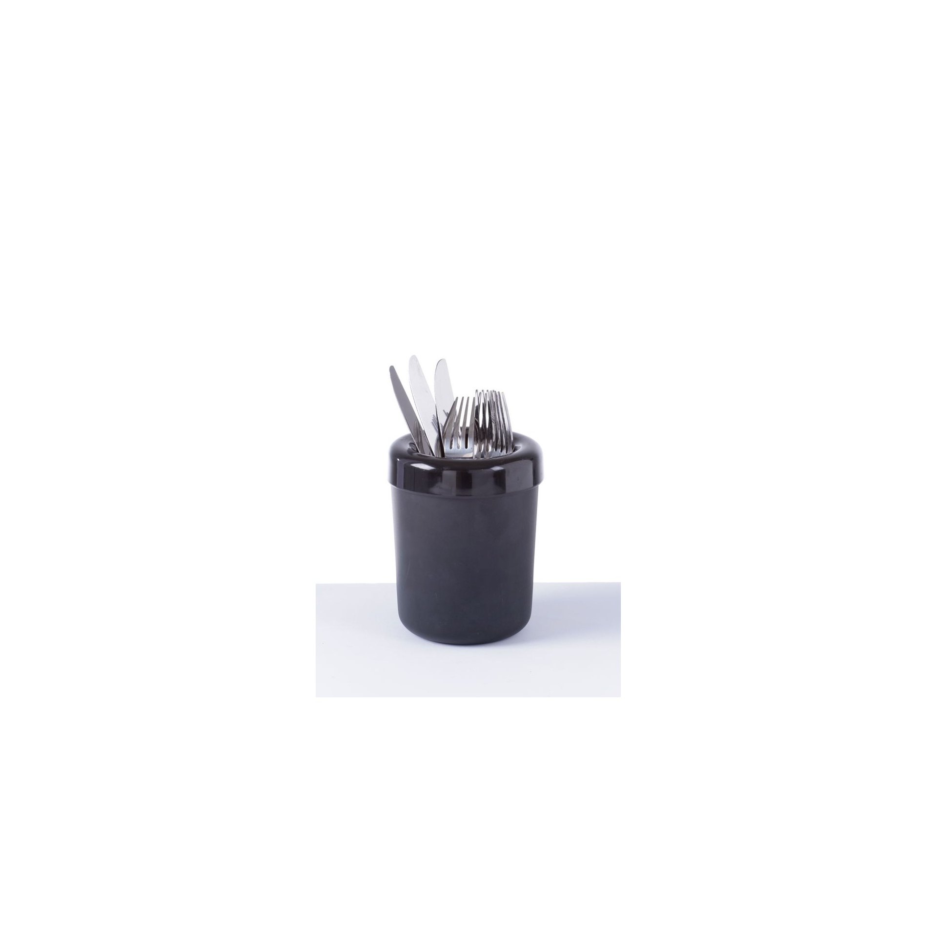 Tischabfalleimer oder Besteckhalter, Schwarz, ⌀130x(H)160mm Tischabfalleimer oder Besteckhalter, Schwarz, ⌀130x(H)160mm