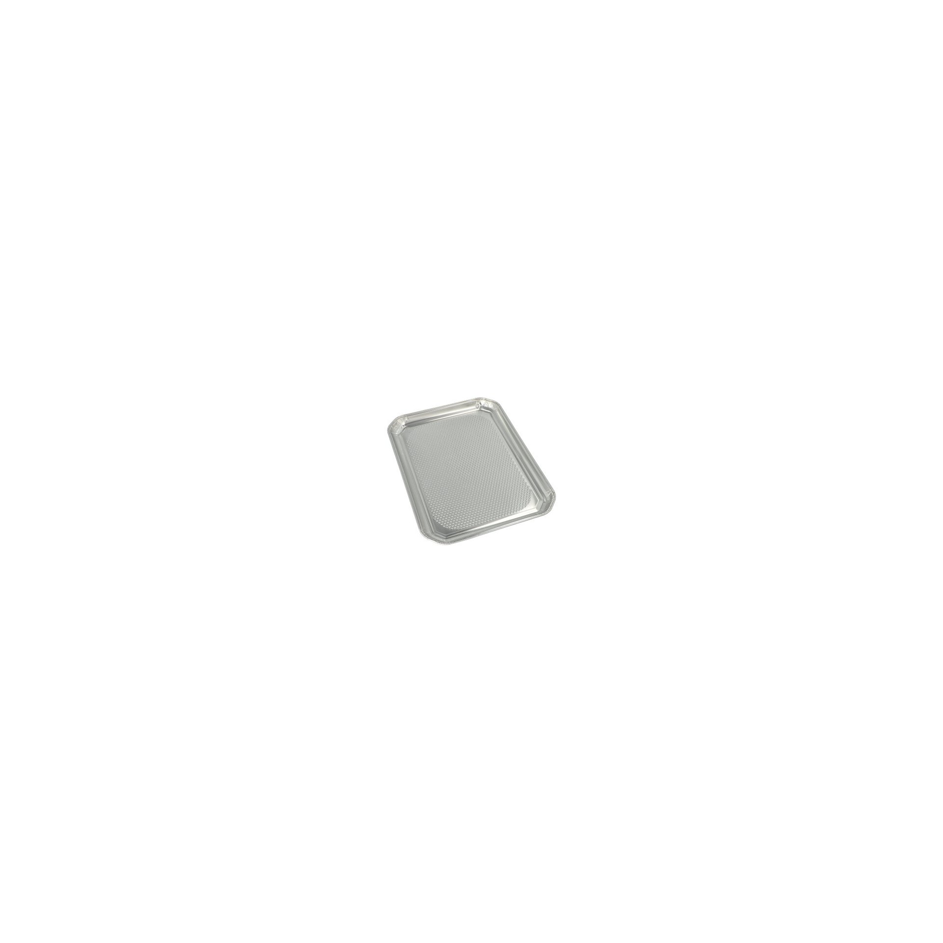 Servierplatten, Alu eckig 35 cm x 26 cm Servierplatten, Alu eckig 35 cm x 26 cm