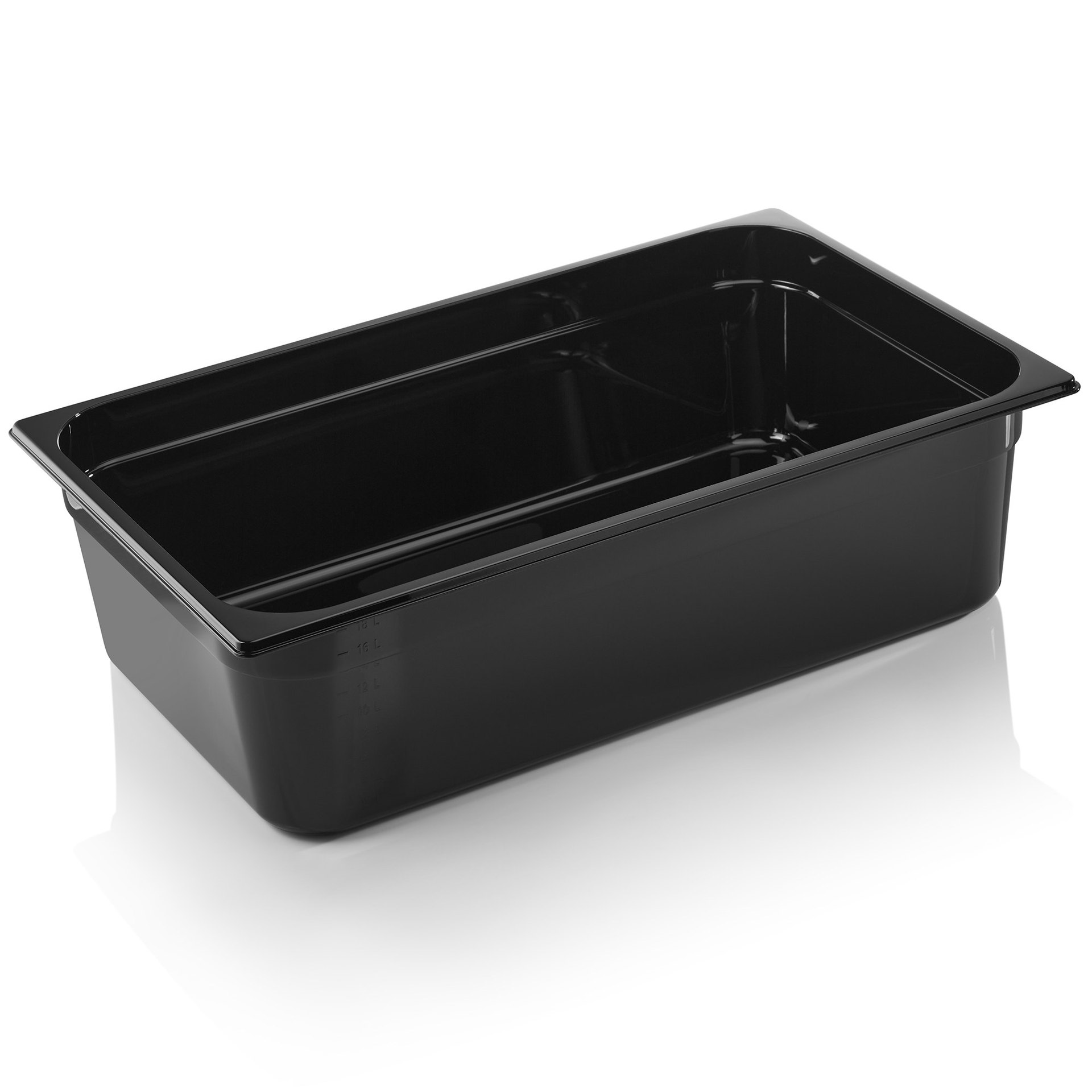 GN Behälter GN 96 BLACK 1/1-150 mm, schwarz, Polycarbonat
